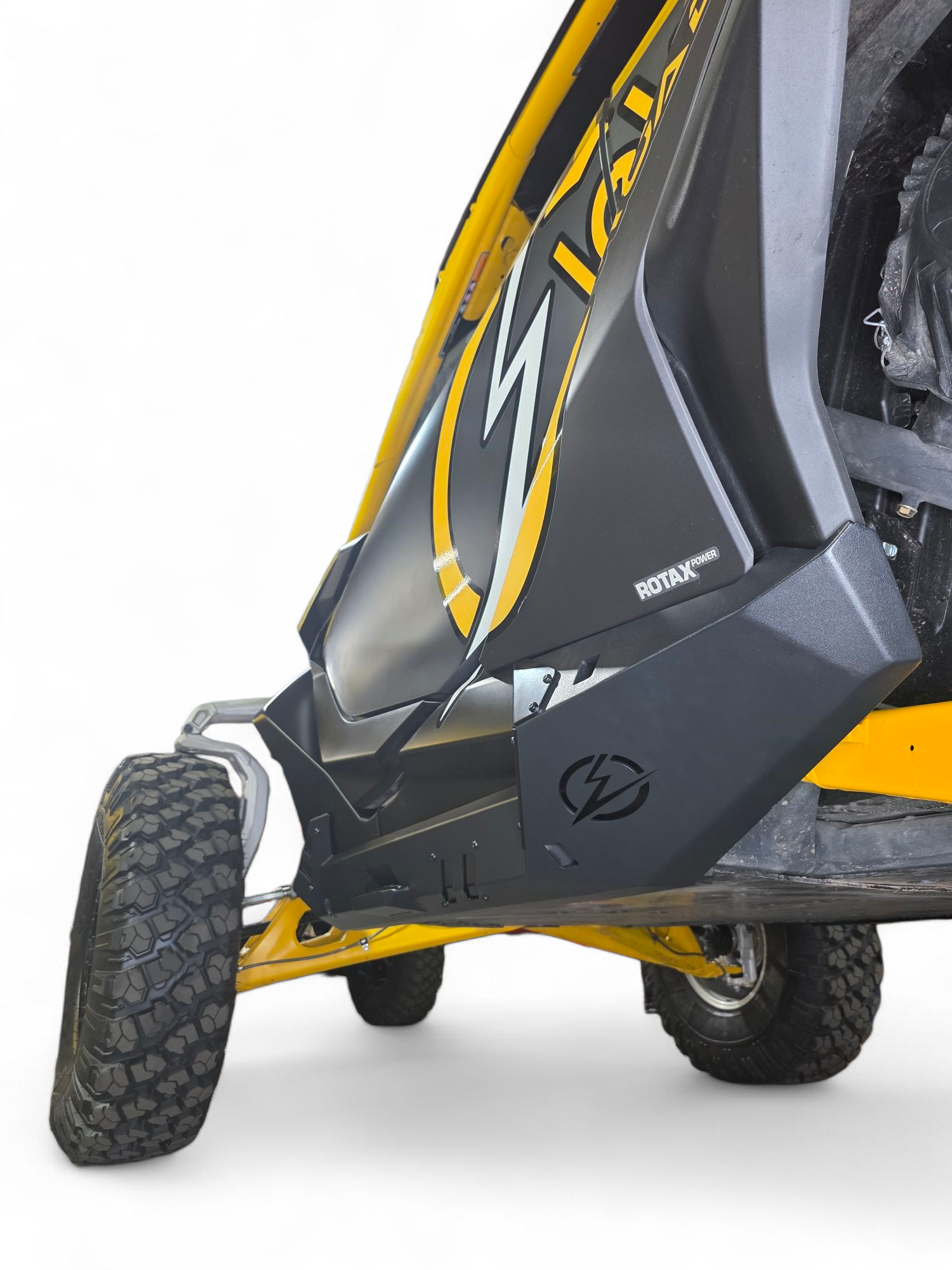 Photo of 2024+ Can Am Maverick R Volt Rocker Steps (2 Seat) by Elektric Offroad - Premium for UTVs / Side by Sides