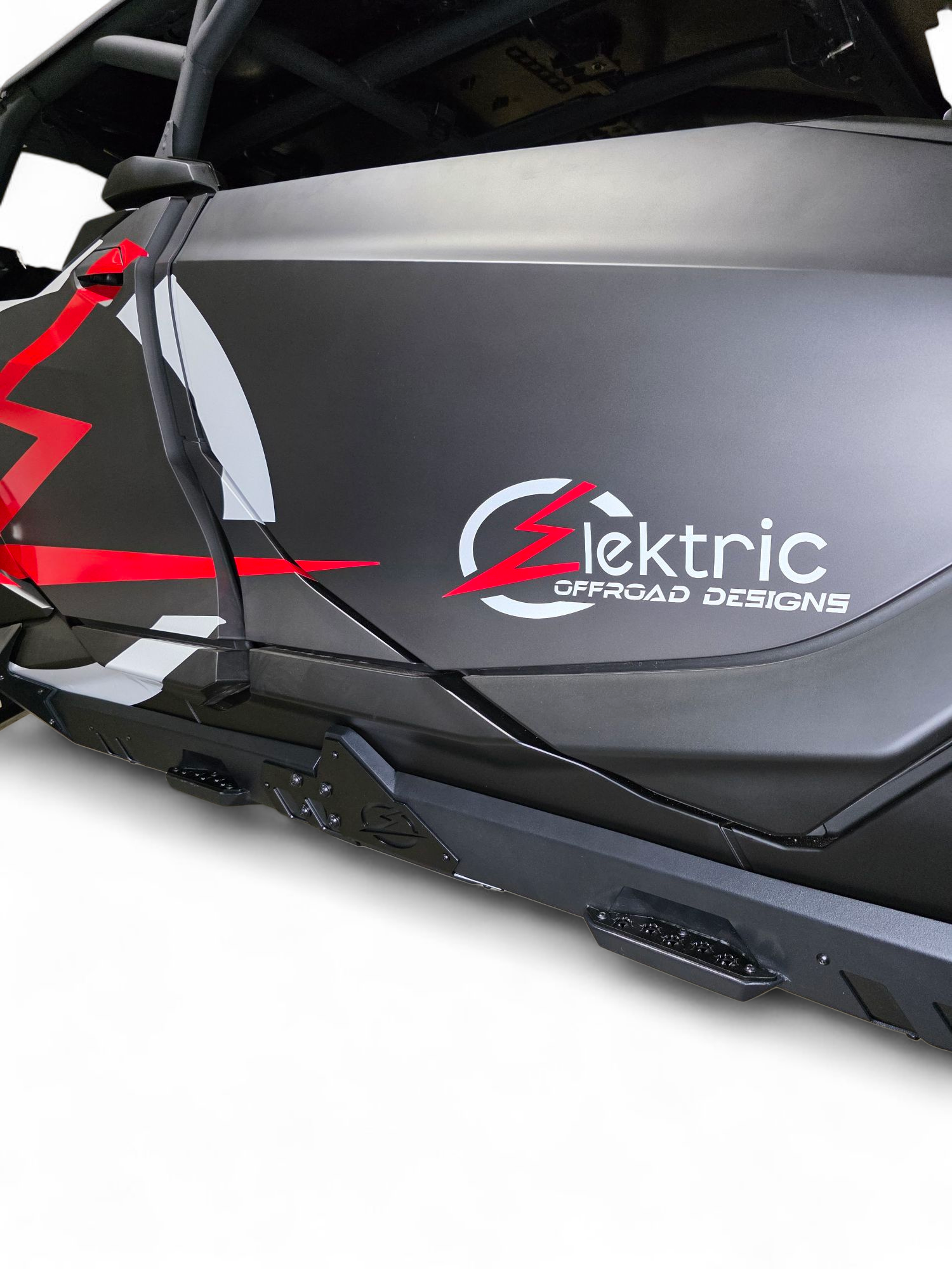 Photo of 2024+ Can Am Maverick R Volt Rocker Steps 4 Seat by Elektric Offroad - Premium for UTVs / Side by Sides