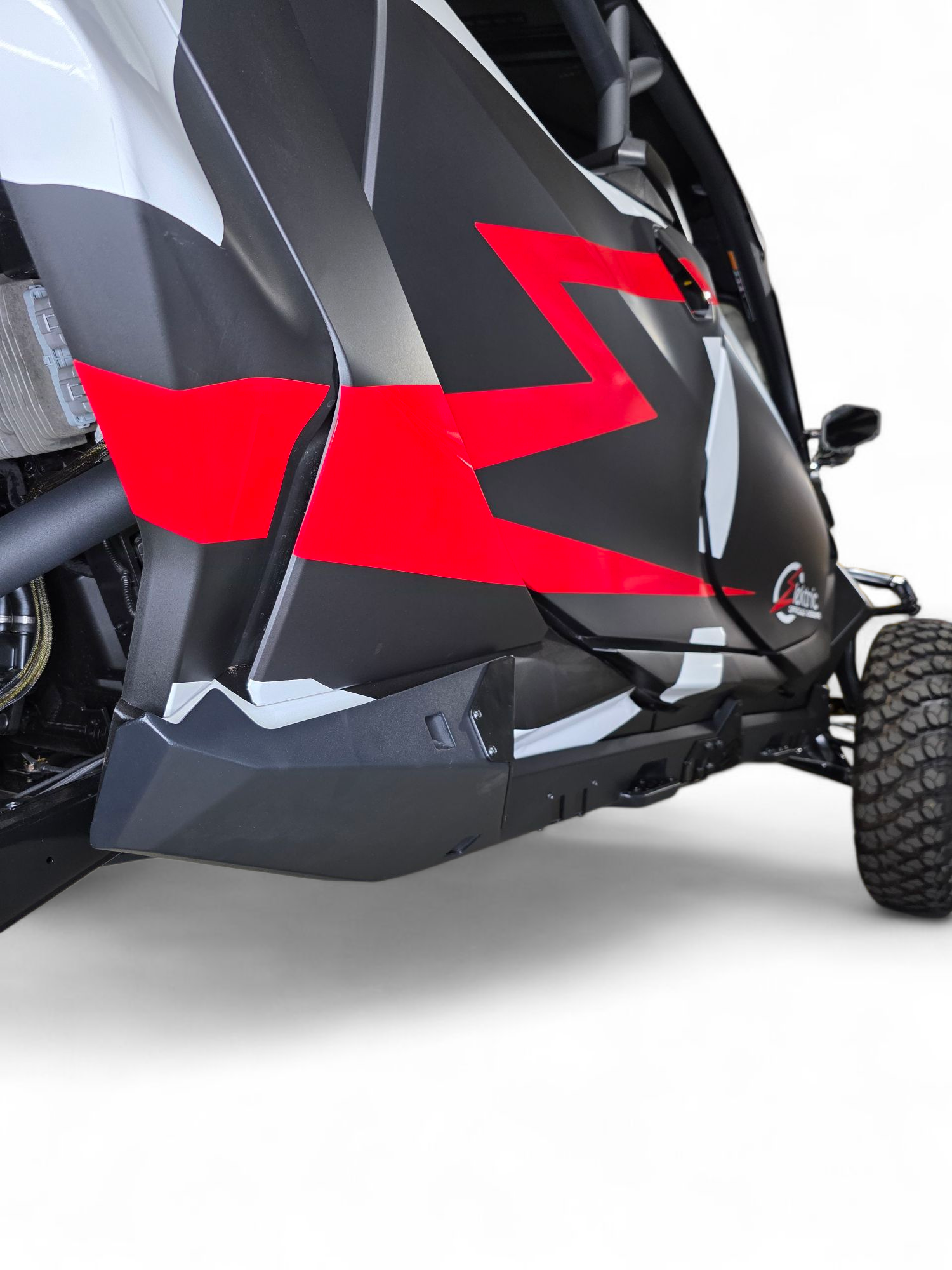 Photo of 2024+ Can Am Maverick R Volt Rocker Steps 4 Seat by Elektric Offroad - Premium for UTVs / Side by Sides