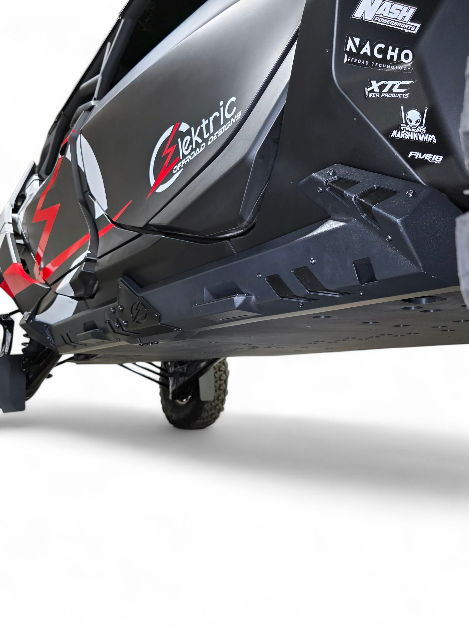 Photo of 2024+ Can Am Maverick R Volt Rocker Steps 4 Seat by Elektric Offroad - Premium for UTVs / Side by Sides