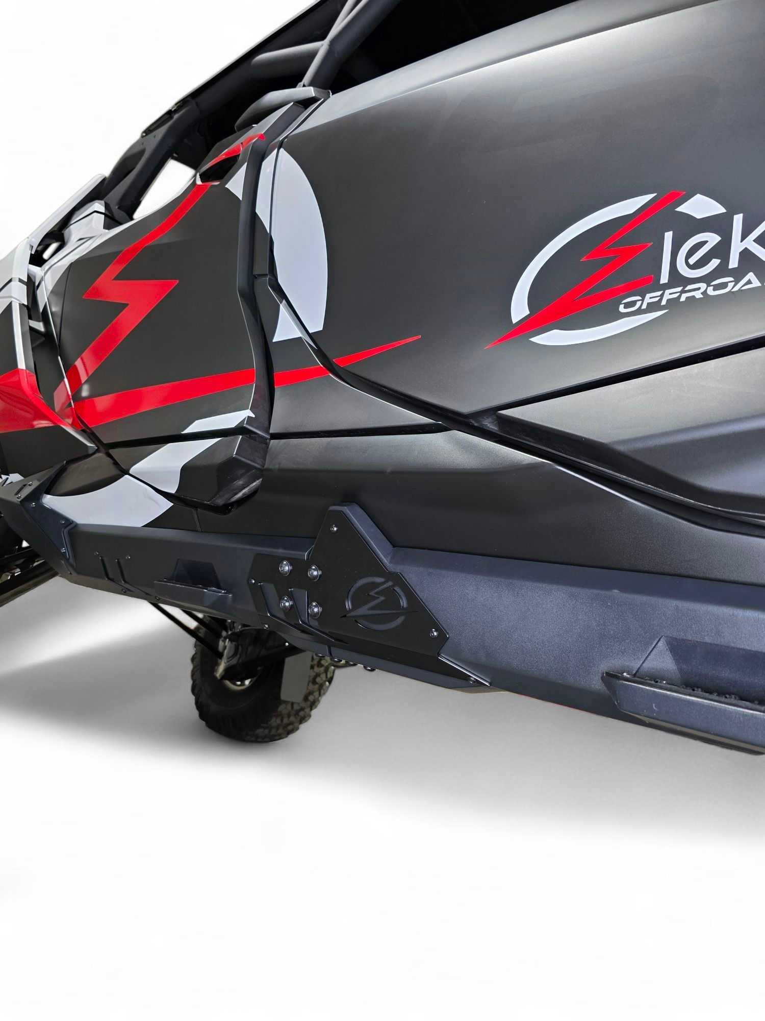 Photo of 2024+ Can Am Maverick R Volt Rocker Steps 4 Seat by Elektric Offroad - Premium for UTVs / Side by Sides