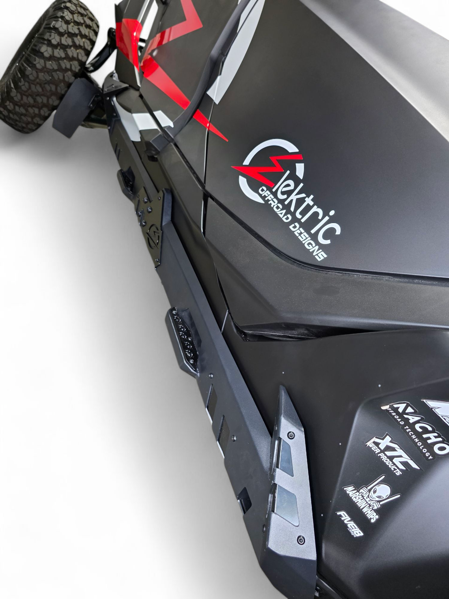 Photo of 2024+ Can Am Maverick R Volt Rocker Steps 4 Seat by Elektric Offroad - Premium for UTVs / Side by Sides