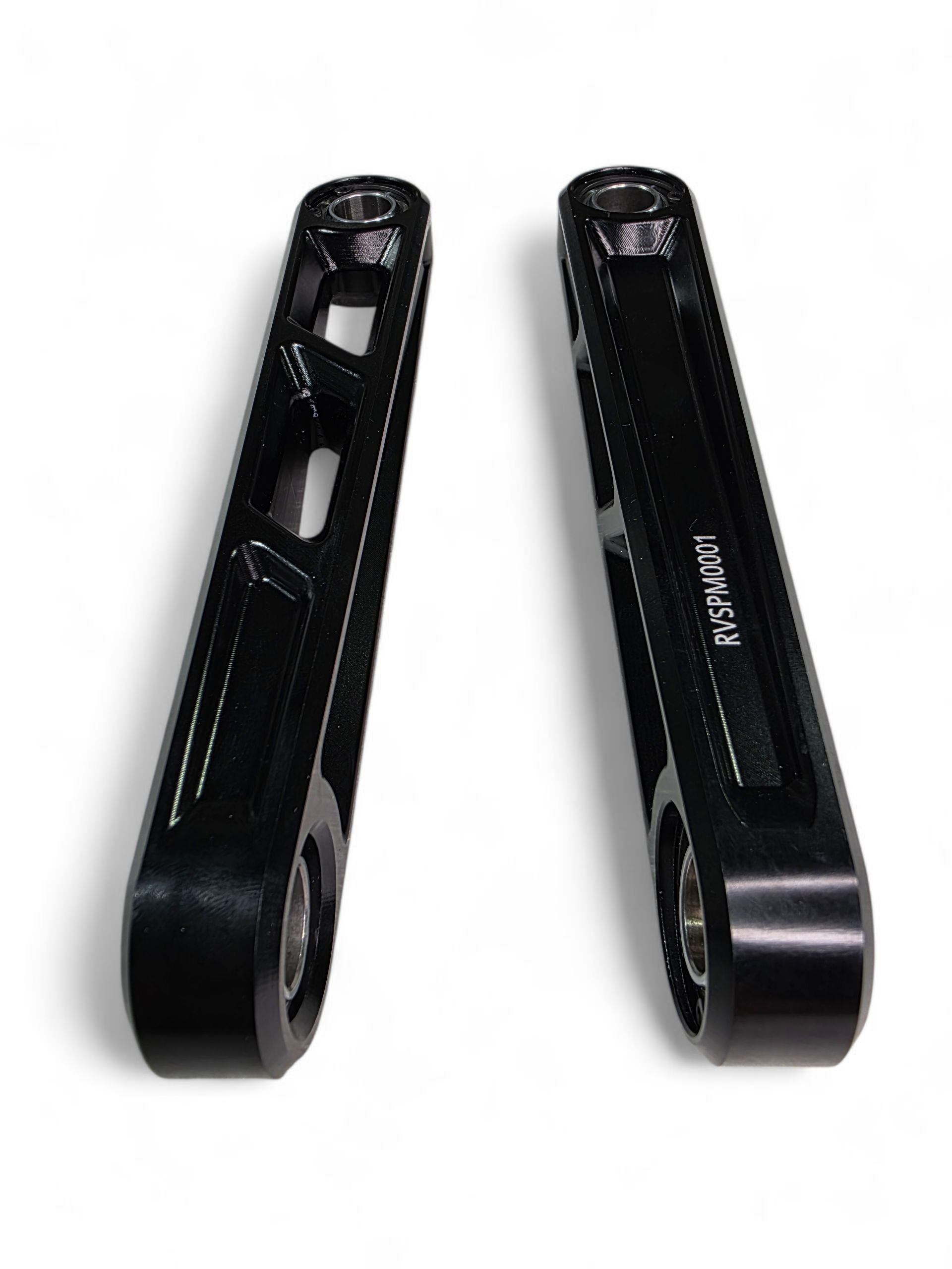 Photo of 2024+ Can Am Maverick R Front Sway Bar Links Anodized Black by Elektric Offroad - Premium for UTVs / Side by Sides