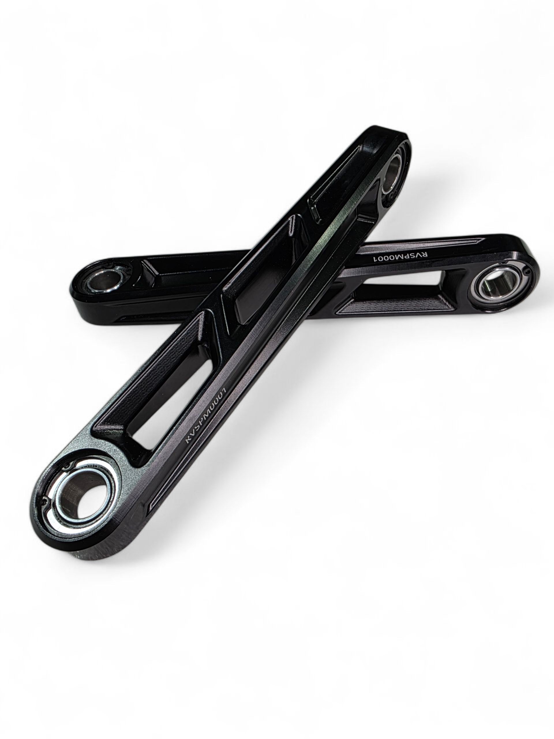 Photo of 2024+ Can Am Maverick R Front Sway Bar Links Anodized Black by Elektric Offroad - Premium for UTVs / Side by Sides