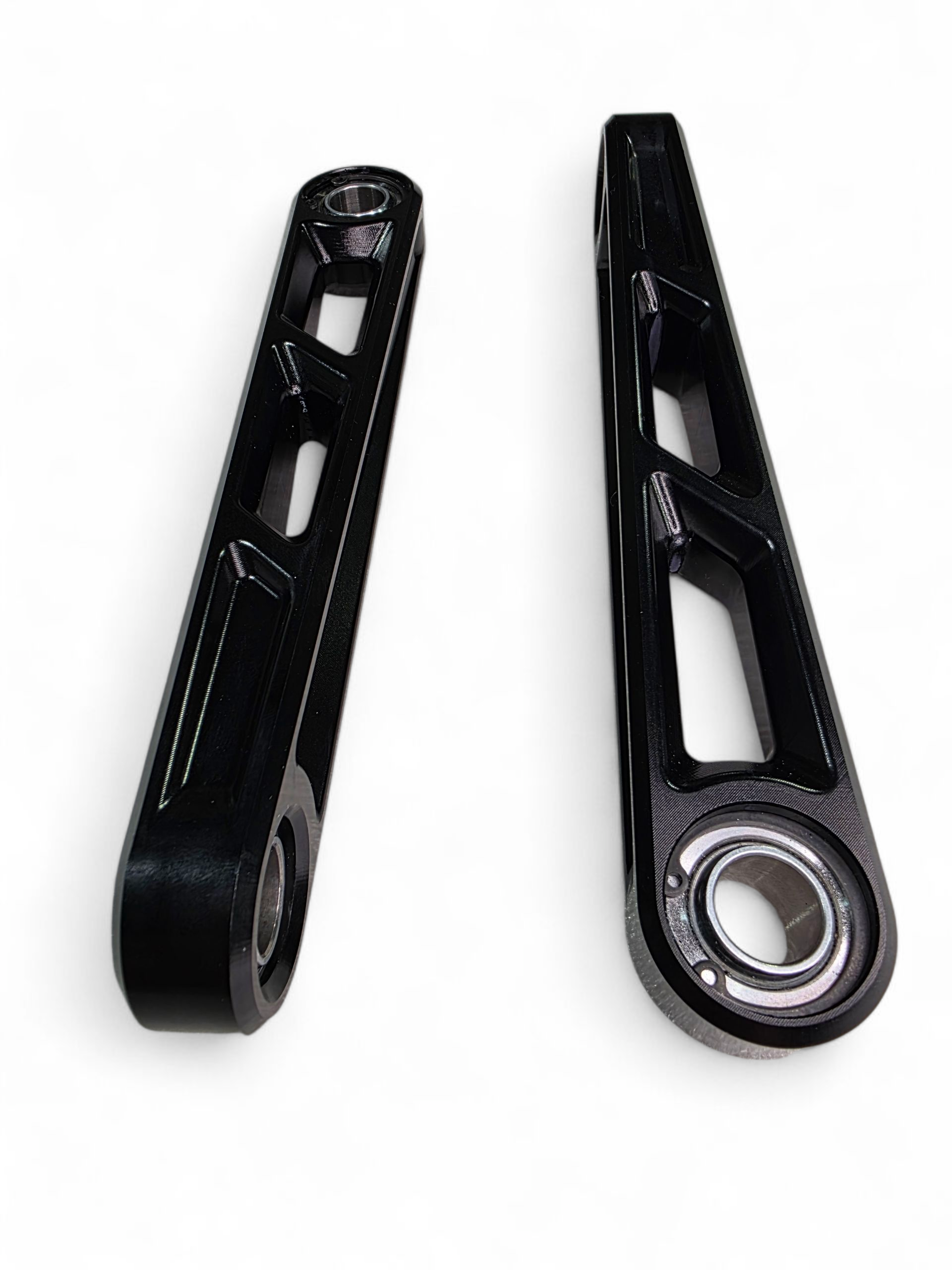 Photo of 2024+ Can Am Maverick R Front Sway Bar Links Anodized Black by Elektric Offroad - Premium for UTVs / Side by Sides