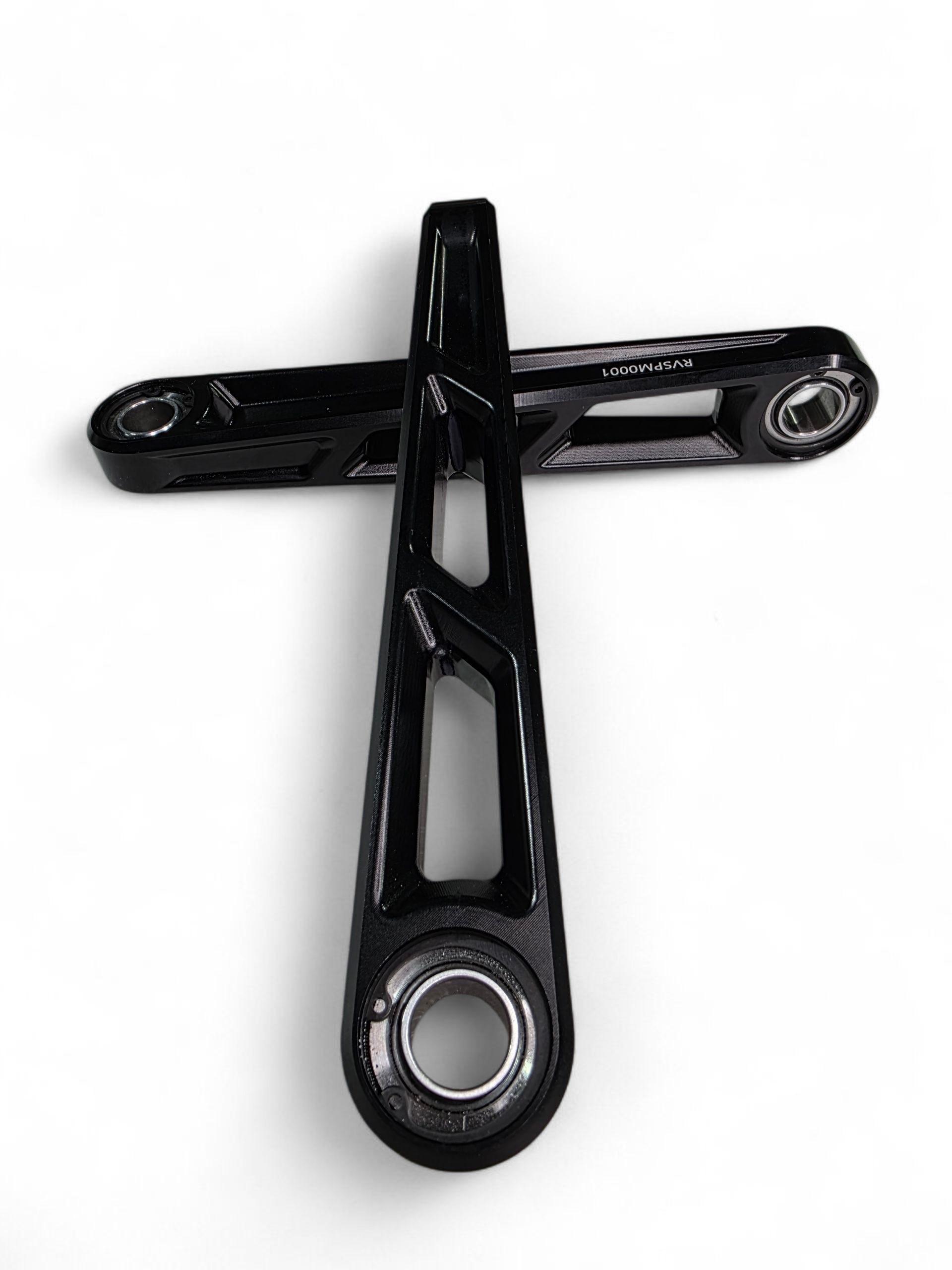 Photo of 2024+ Can Am Maverick R Front Sway Bar Links Anodized Black by Elektric Offroad - Premium for UTVs / Side by Sides