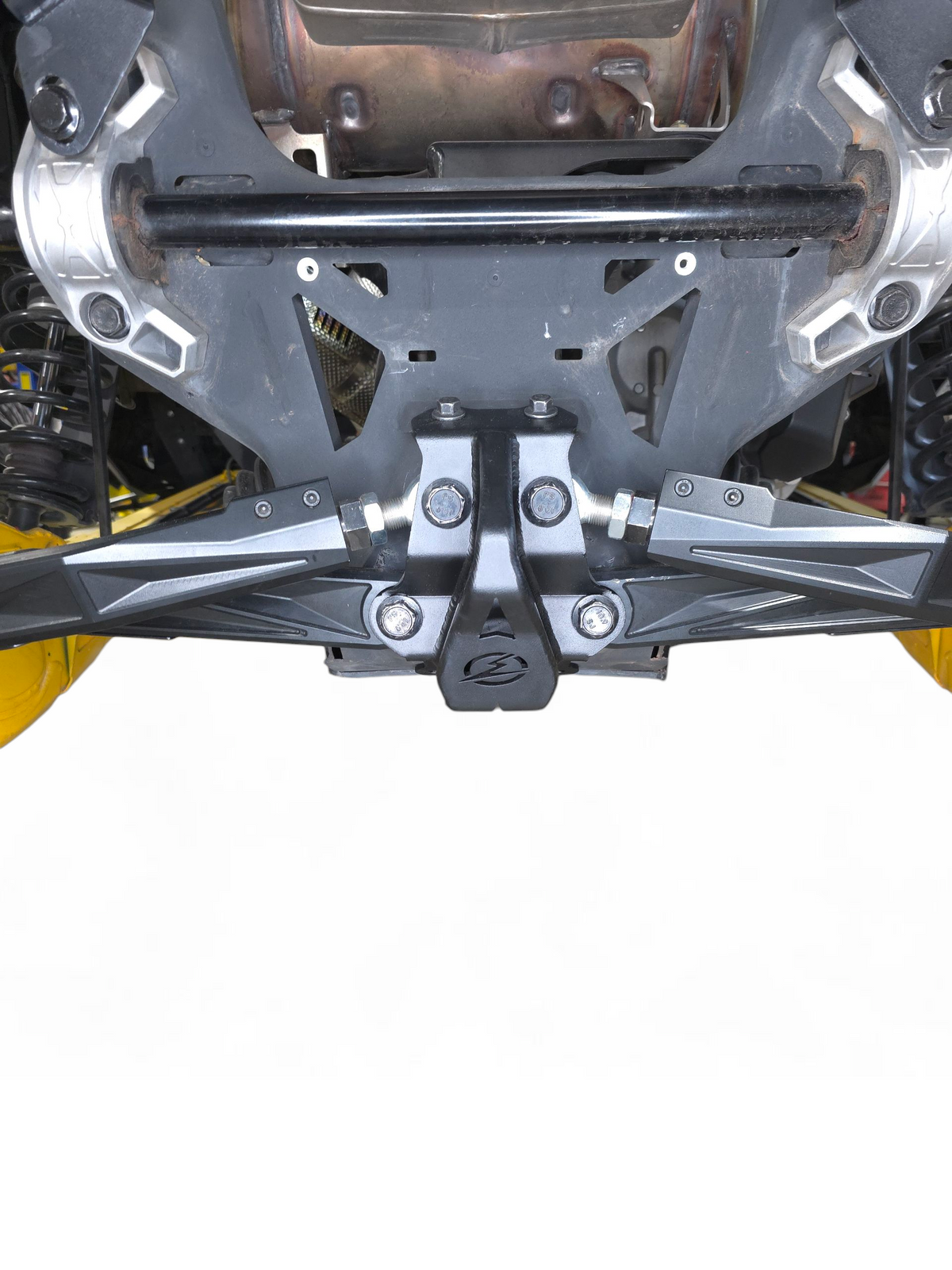 2024-26 Can-Am Maverick R Sheet Metal Radius Rod Plate (2-Seat)