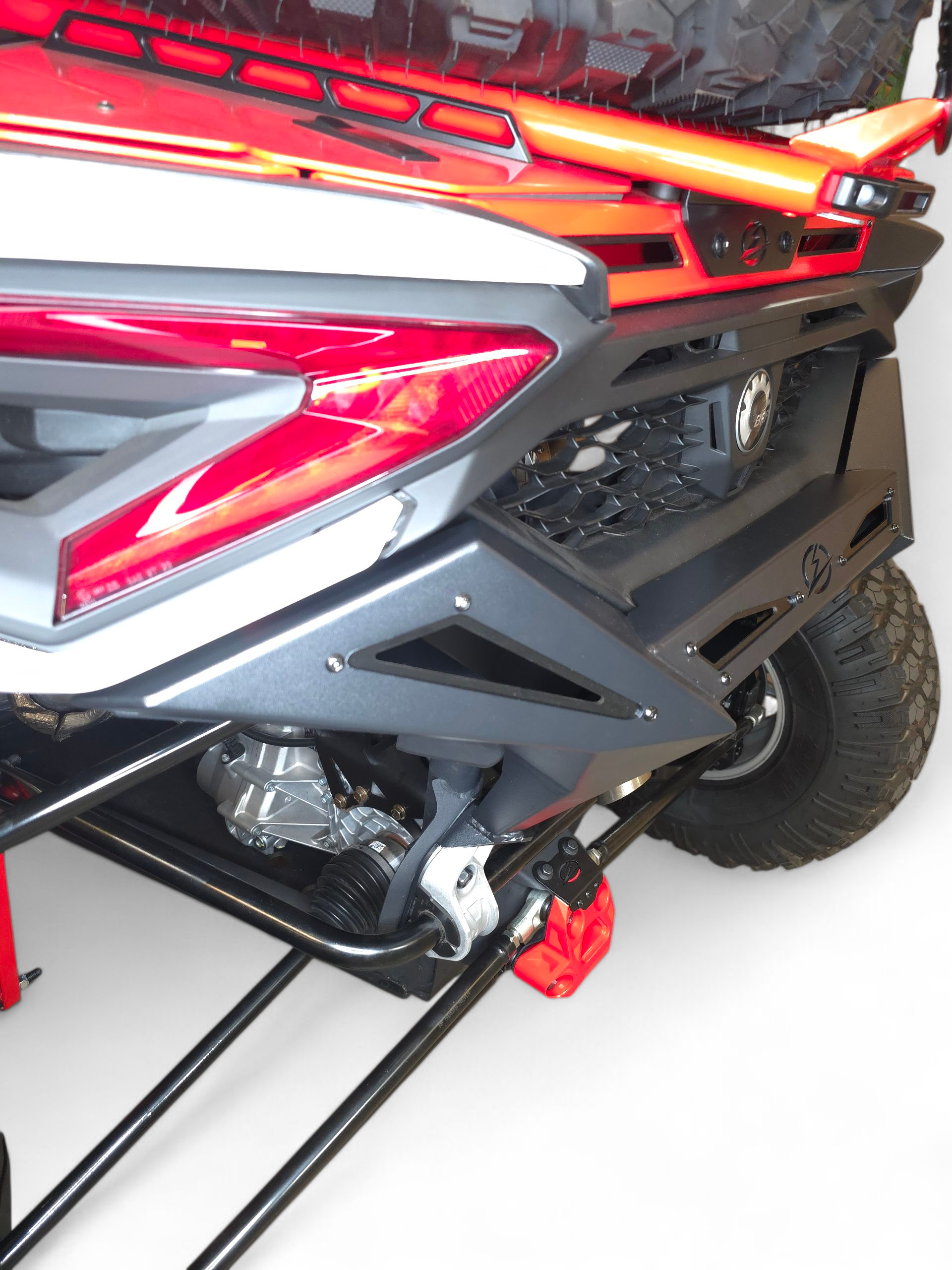 Photo of 2024+ Can Am Maverick R Max (4 Seater) Volt Rear Bumper by Elektric Offroad - Premium for UTVs / Side by Sides