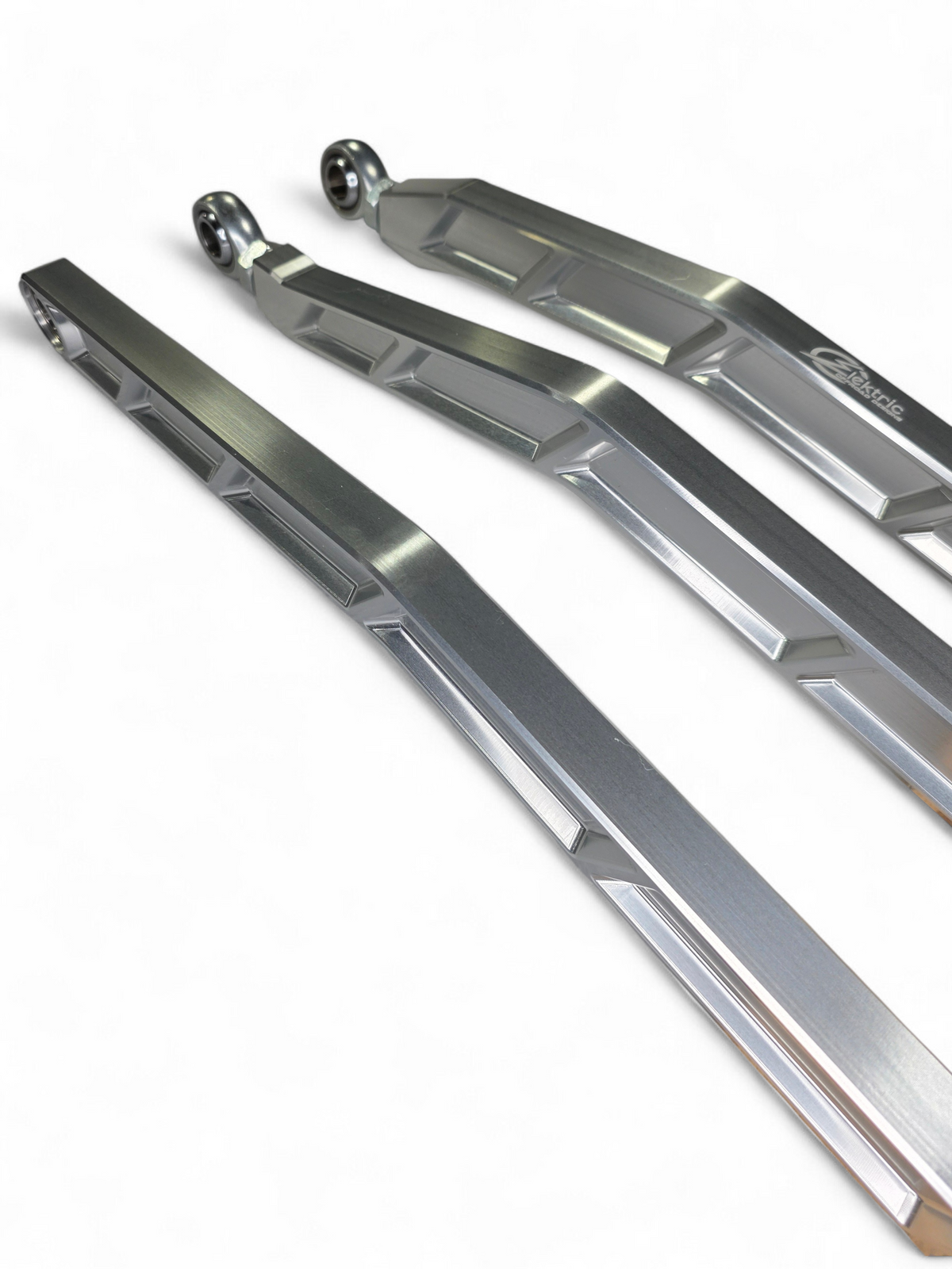 2017+ Can-Am X3 Maverick Volt Billet Radius Rods - Anodized Clear