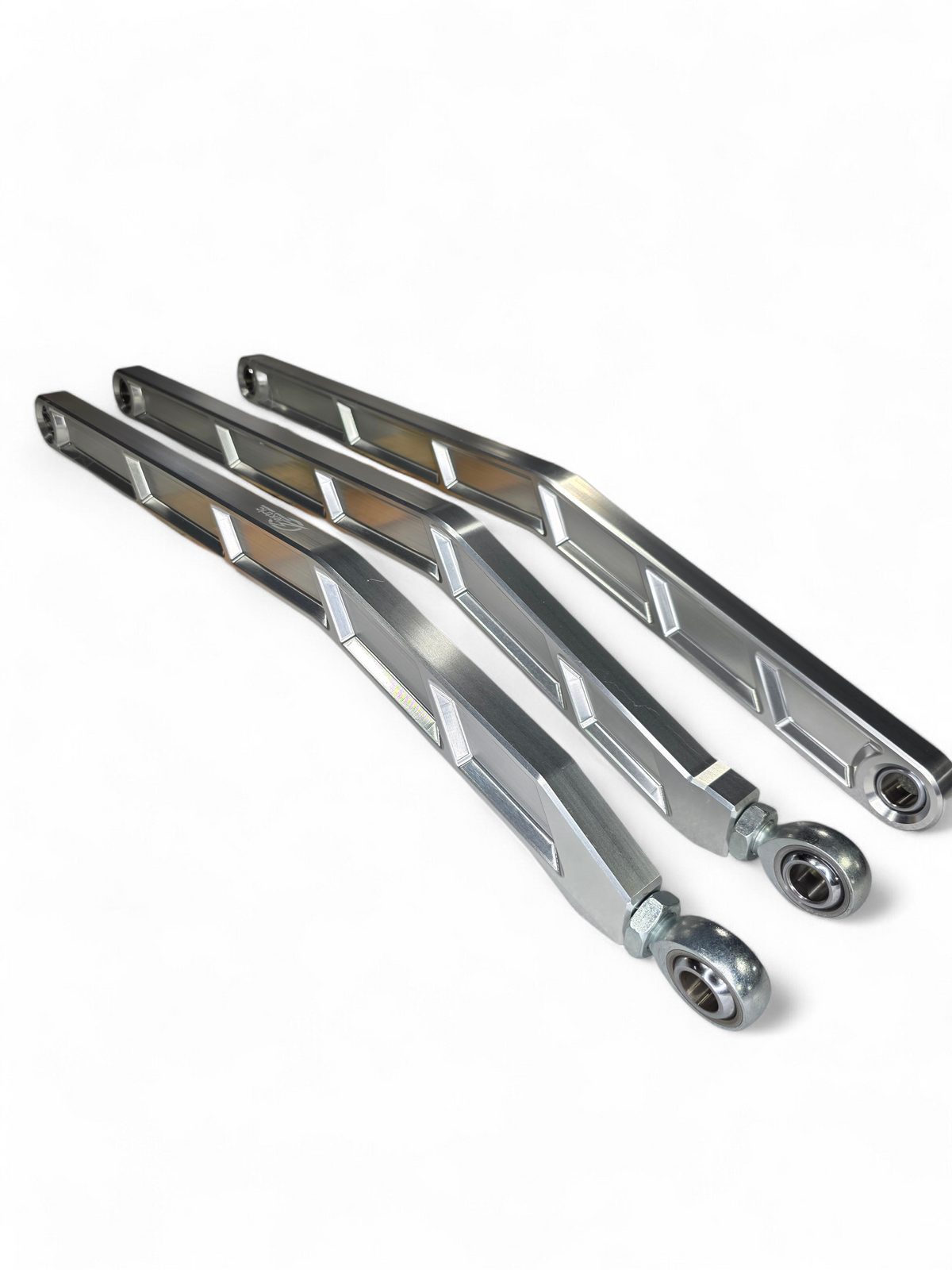 2017+ Can-Am X3 Maverick Volt Billet Radius Rods - Anodized Clear