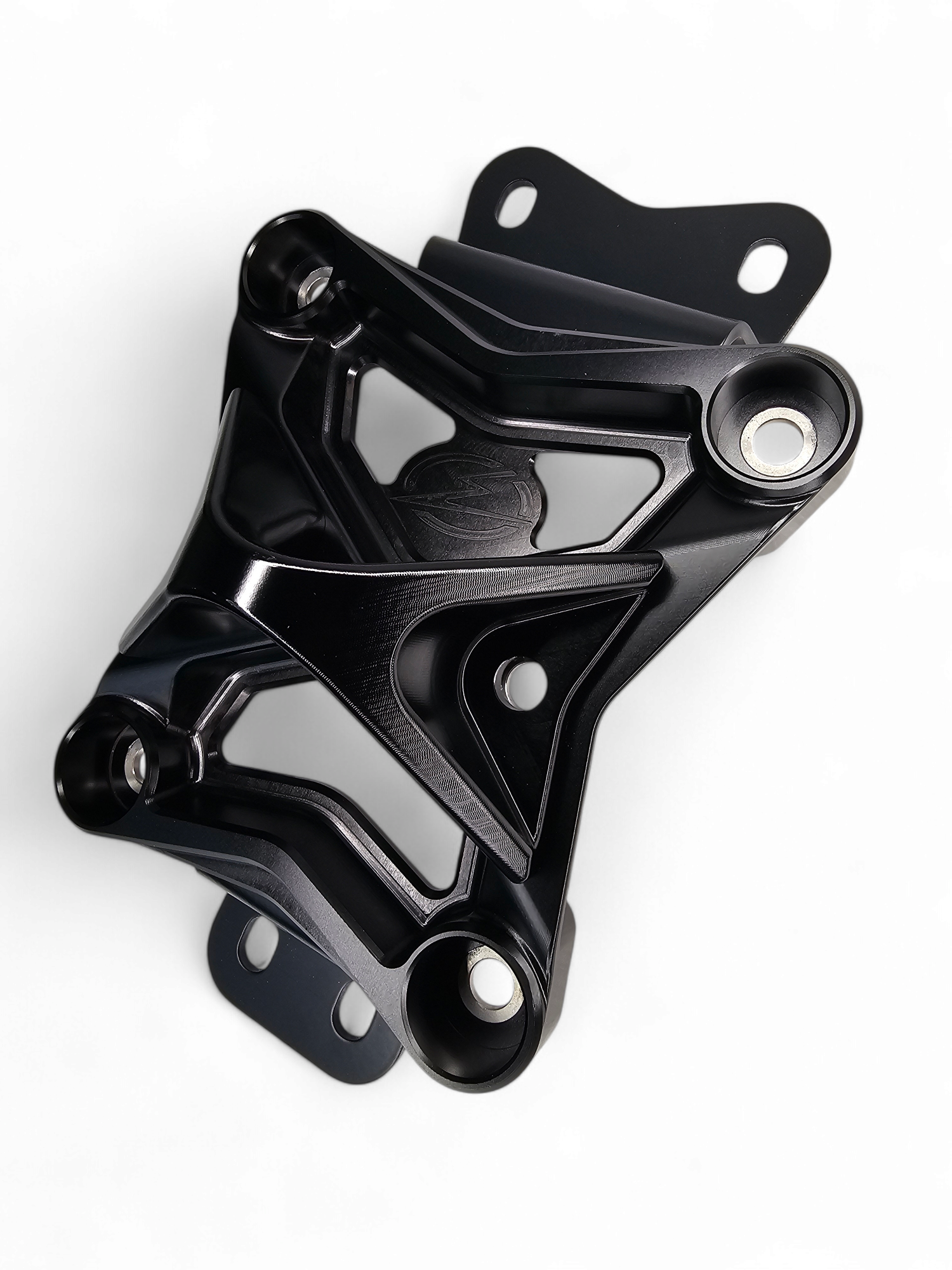 Photo of 2022 to Current Can Am X3 10 Bolt Radius Rod Plate with Pull Hook (Black) by Elektric Offroad - Premium 2017+ Can Am X3 Maverick Volt Front Winch Bumper for UTVs / Side by Sides