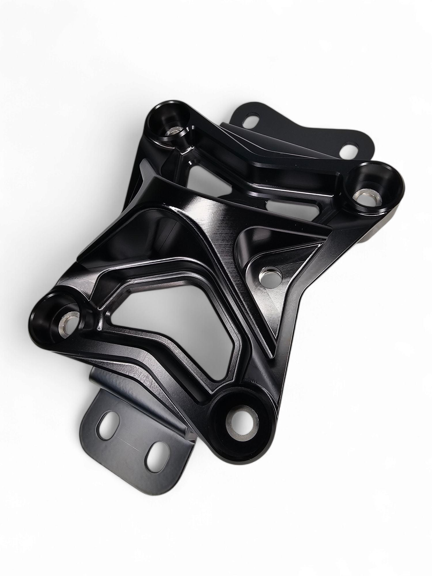 Photo of 2022 to Current Can Am X3 10 Bolt Radius Rod Plate with Pull Hook (Black) by Elektric Offroad - Premium 2017+ Can Am X3 Maverick Volt Front Winch Bumper for UTVs / Side by Sides
