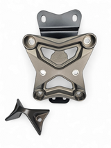 2022+ Can-Am Maverick X3 10-Bolt Radius Rod Plate with Pull Hook (Gun Metal)