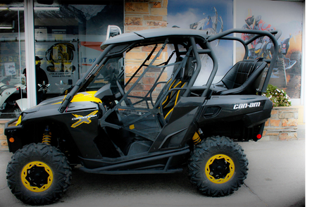 Photo of Commander Max Backseat and Roll Cage Kit (2014-2020) by UTV Mountain Accessories - Premium Backseat and Roll Cage for UTVs / Side by Sides