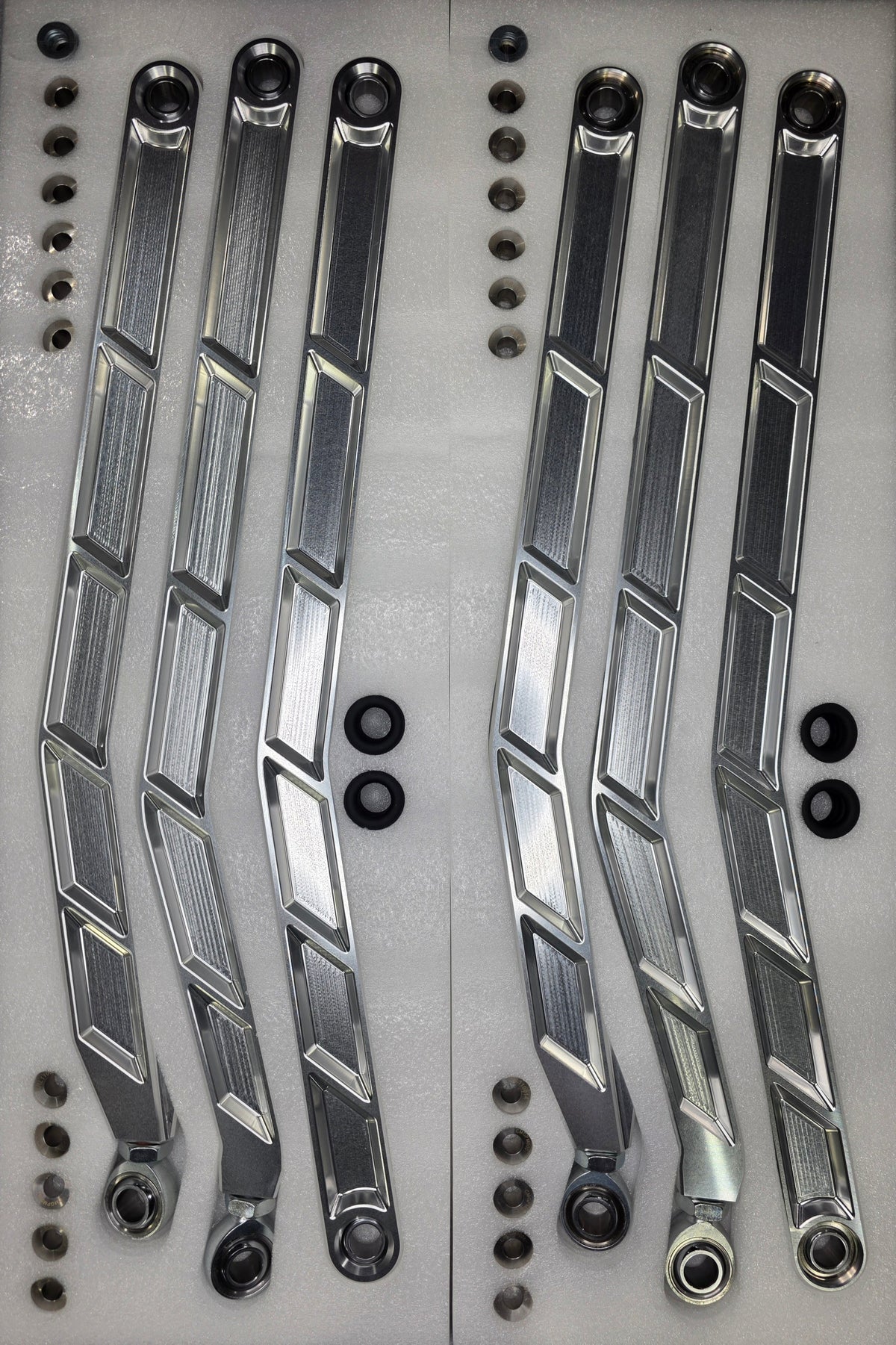 2017+ Can-Am X3 Maverick Volt Billet Radius Rods - Anodized Clear