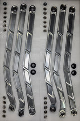 2017+ Can-Am X3 Maverick Volt Billet Radius Rods - Anodized Clear
