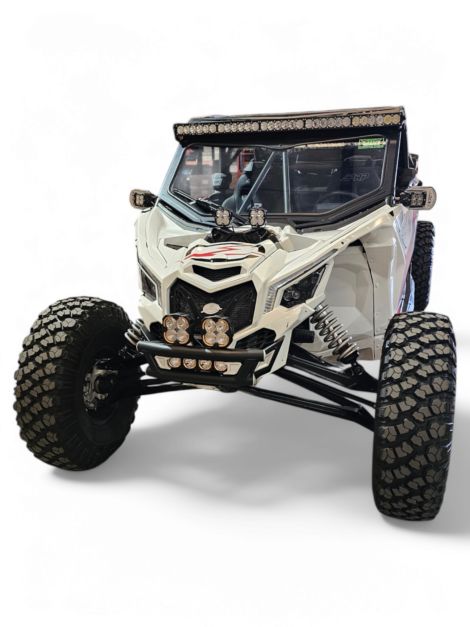 Photo of 2017 + Can-Am X3 Maverick Amp Front Bumper by Elektric Offroad - Premium 2017+ Can Am X3 Maverick Volt Front Winch Bumper for UTVs / Side by Sides