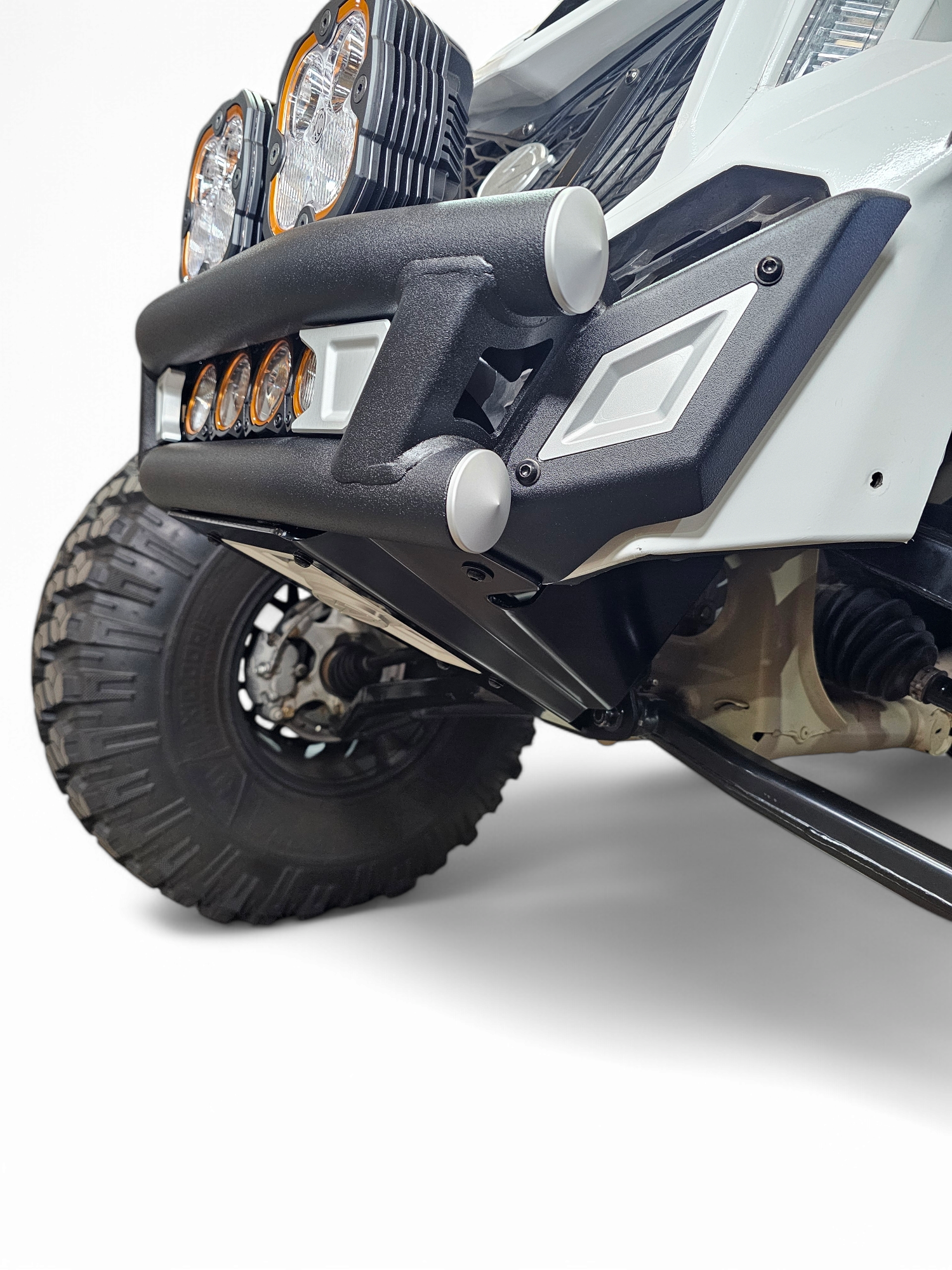 Photo of 2017 + Can-Am X3 Maverick Amp Front Bumper by Elektric Offroad - Premium 2017+ Can Am X3 Maverick Volt Front Winch Bumper for UTVs / Side by Sides