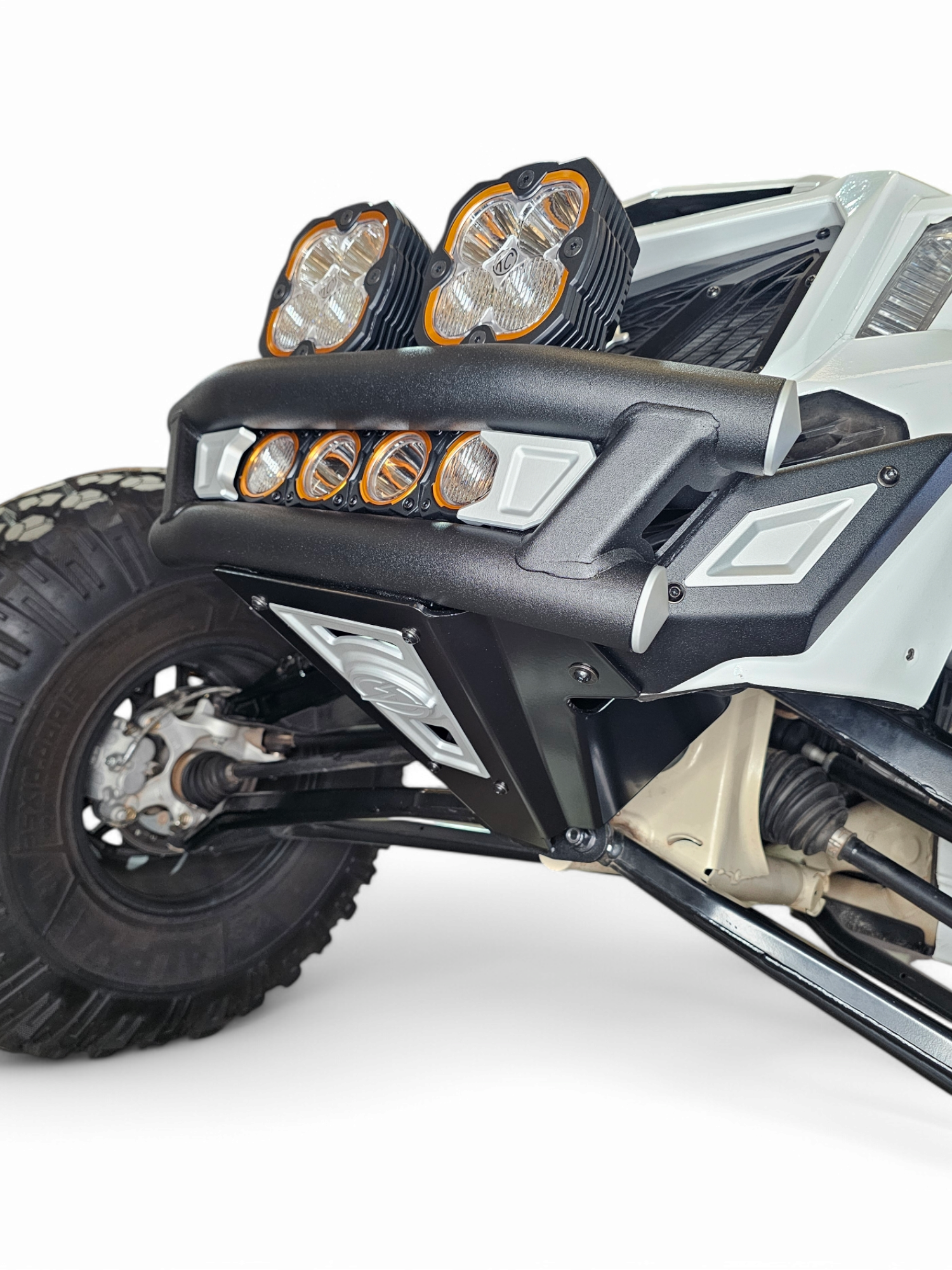 Photo of 2017 + Can-Am X3 Maverick Amp Front Bumper by Elektric Offroad - Premium 2017+ Can Am X3 Maverick Volt Front Winch Bumper for UTVs / Side by Sides