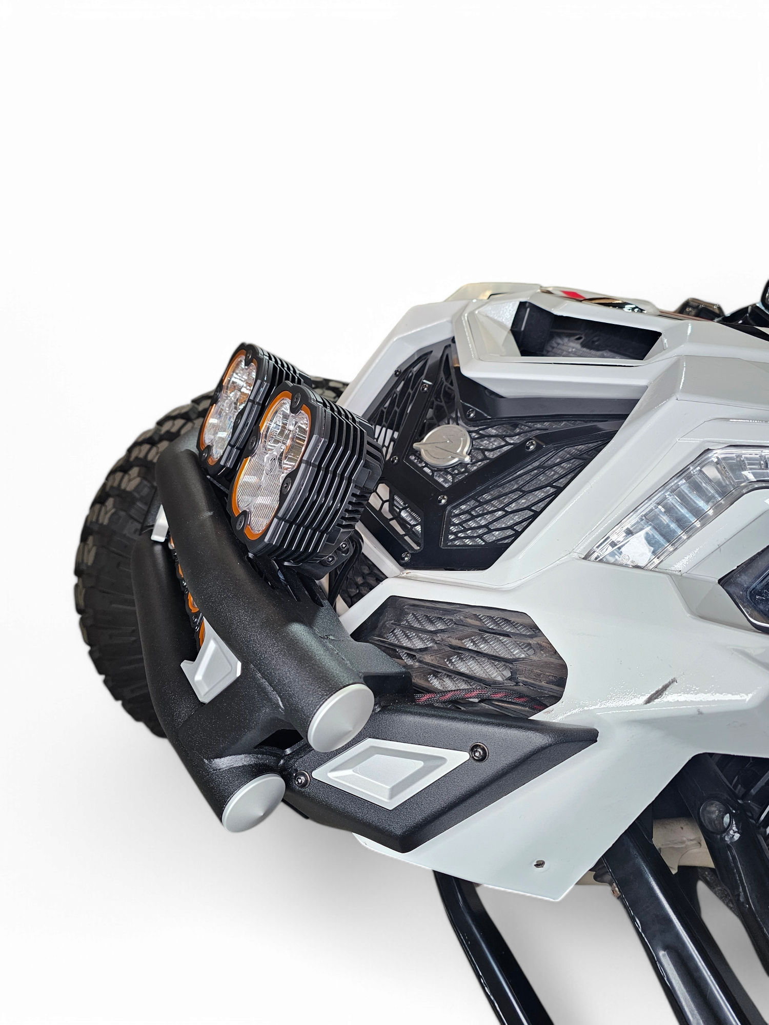 Photo of 2017 + Can-Am X3 Maverick Amp Front Bumper by Elektric Offroad - Premium 2017+ Can Am X3 Maverick Volt Front Winch Bumper for UTVs / Side by Sides