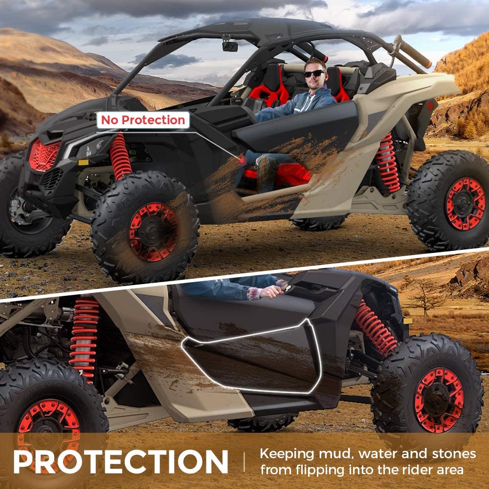 Photo of Kemimoto Front Bumpers & Lower Doors Panel For Can-Am Maverick X3 by Kemimoto - Premium for UTVs / Side by Sides