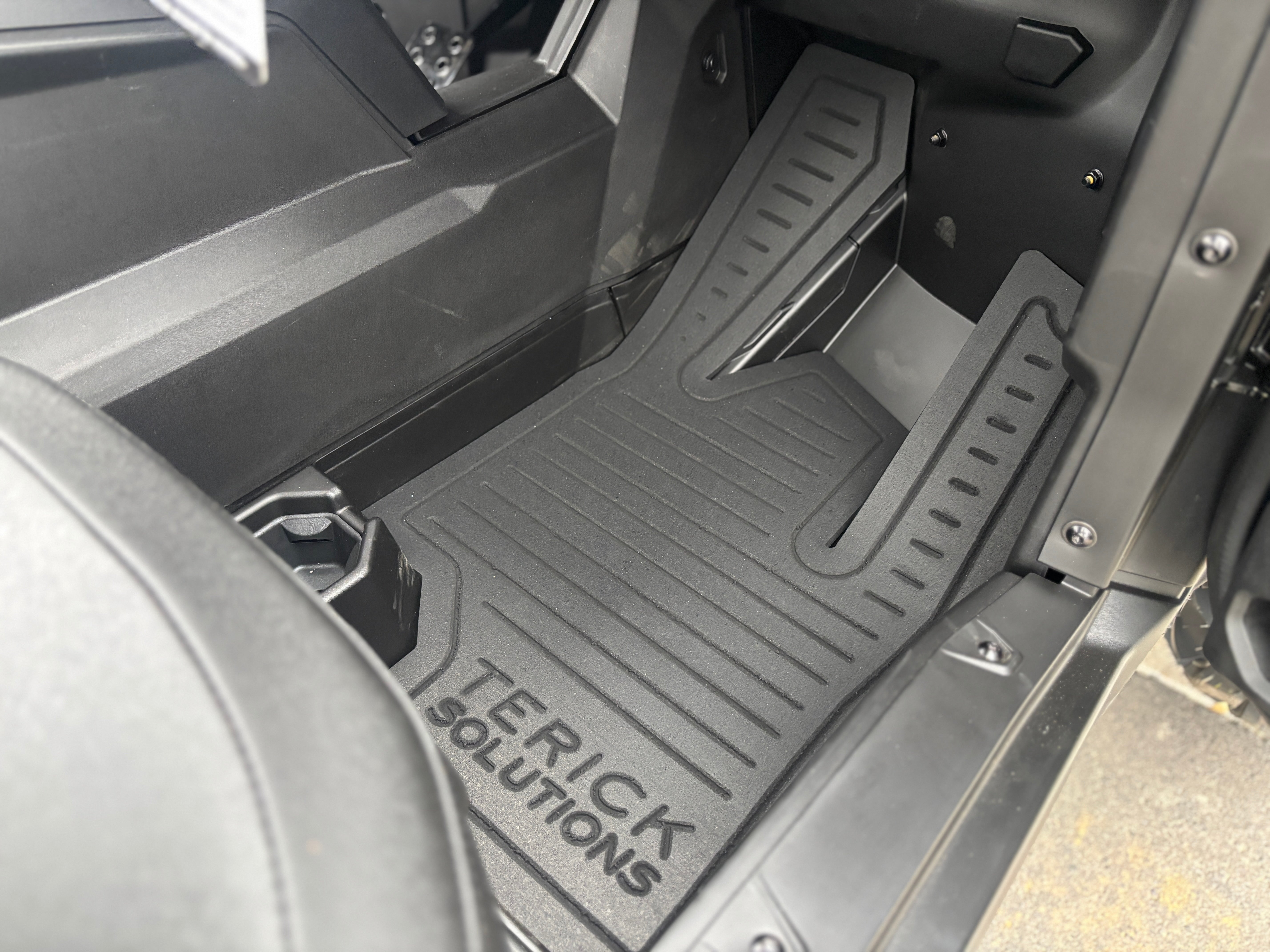 Photo of Can-Am Commander / Maverick Gen 2 Rubber Floor Mats by Terick Solutions - Premium UTV Rubber floor mats for UTVs / Side by Sides