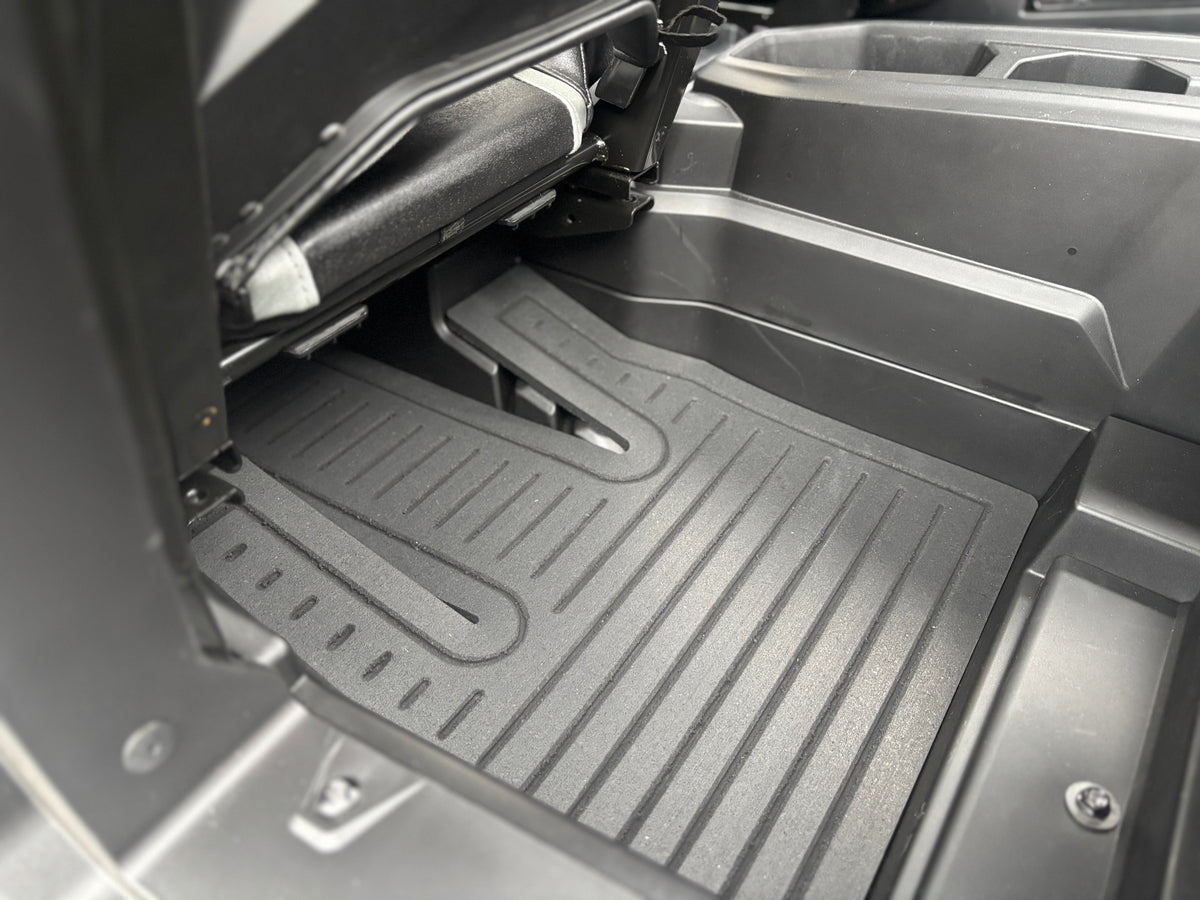 Photo of Can-Am Commander / Maverick Gen 2 Rubber Floor Mats by Terick Solutions - Premium UTV Rubber floor mats for UTVs / Side by Sides
