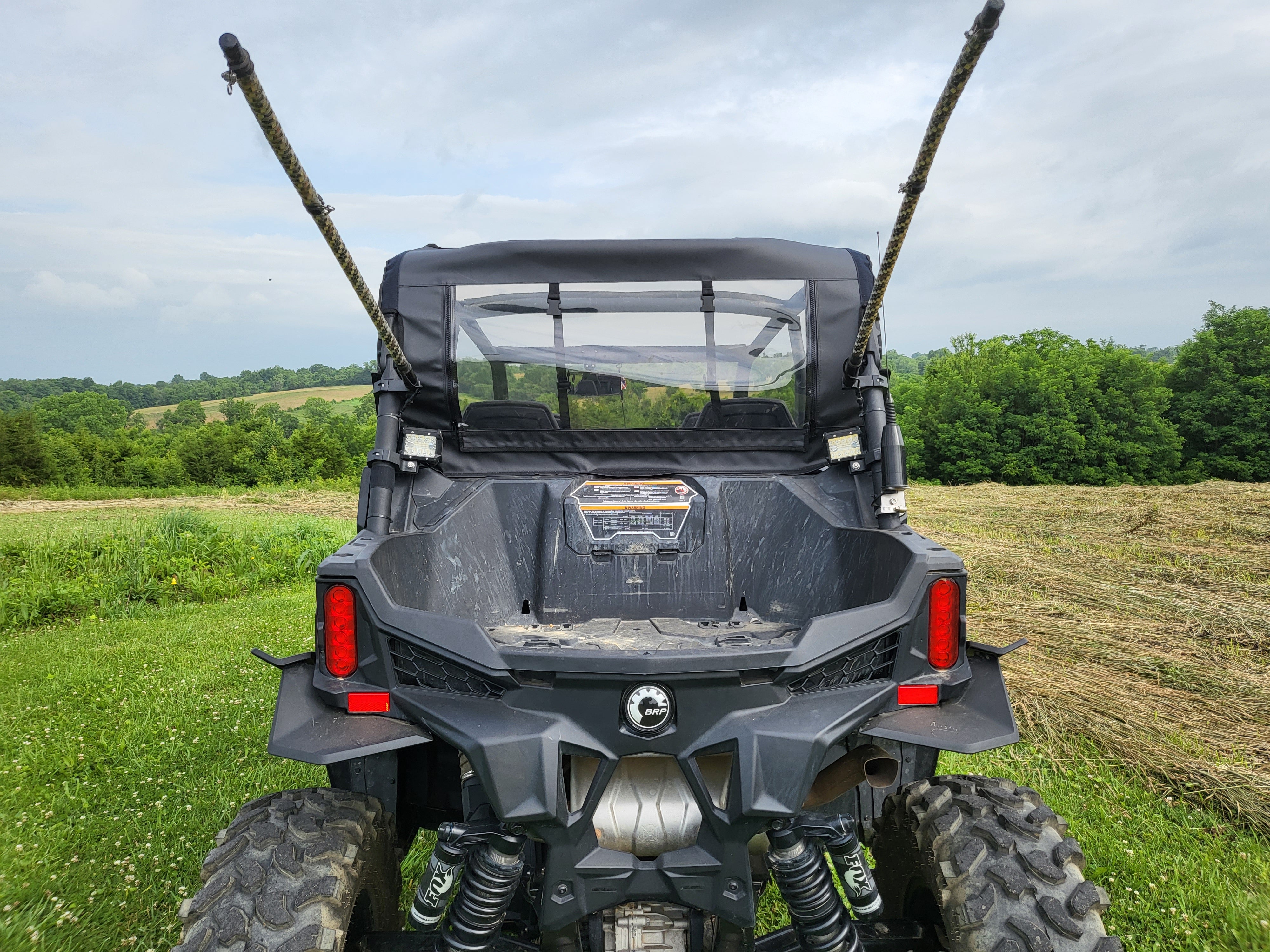 Photo of 2021+ Can-Am Commander Canvas Rear Panel by 3 Star UTV - Premium Enclosures for UTVs / Side by Sides
