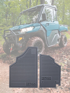 Photo of Can-Am Defender *New HD11* Rubber Floor Mats by Terick Solutions - Premium UTV Rubber floor mats for UTVs / Side by Sides
