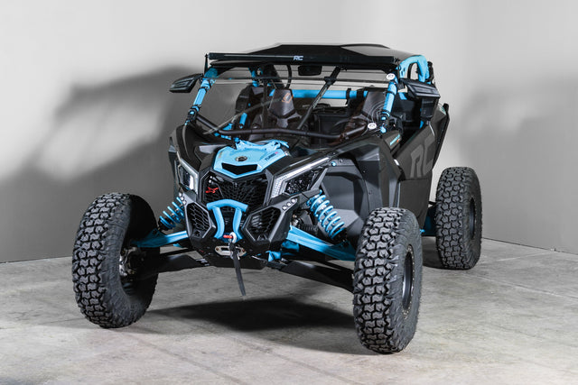 Photo of TK00502 CAN-AM MAVERICK X3 (WORKS WITH INTRUSION BARS) INCLUDES TINTED VISOR FULL UTV WINDSHIELD - SCRATCH RESISTANT 3/16” by TerraRider UTV Windshields & Accessories - Premium for UTVs / Side by Sides