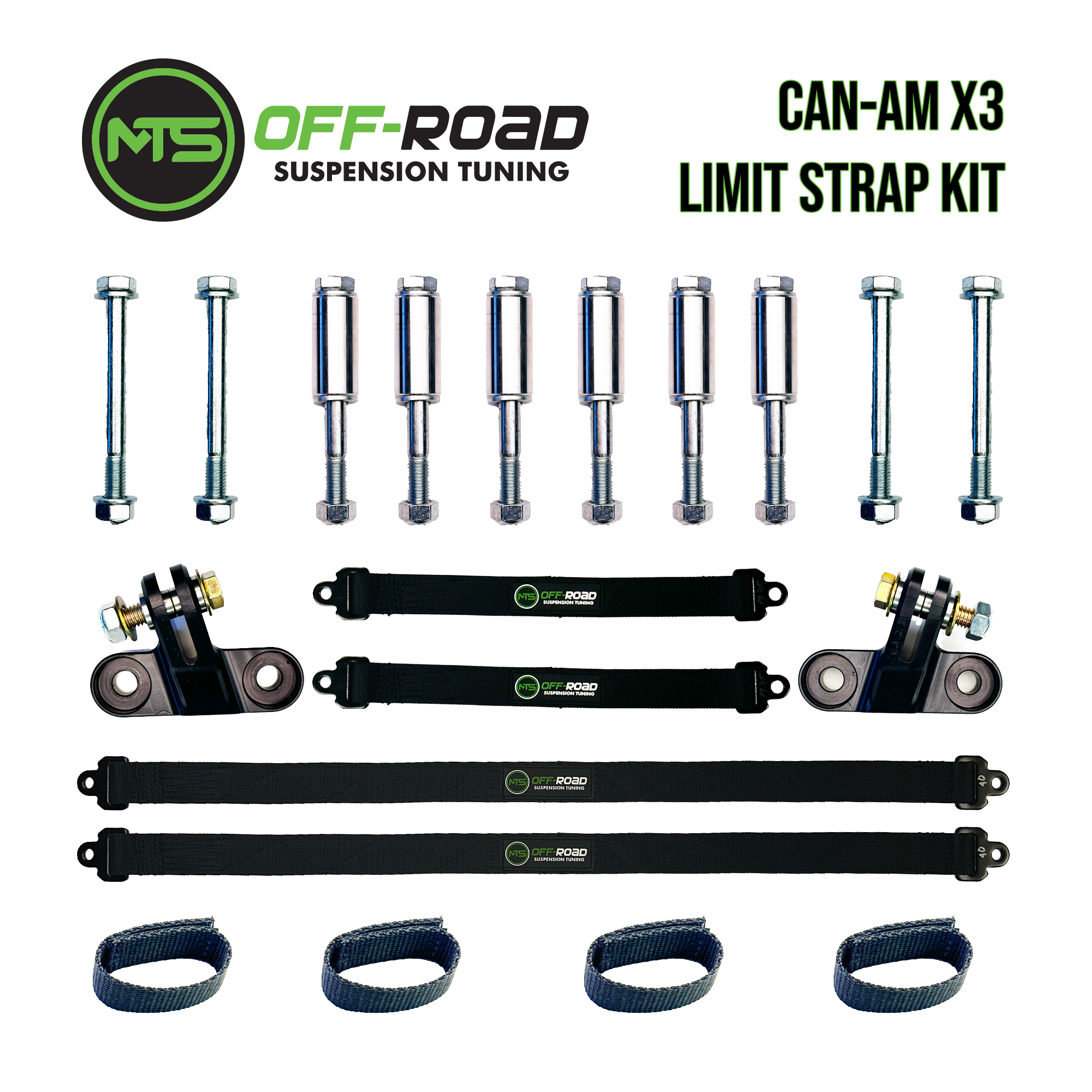 Photo of MTS Off-Road Can-Am X3 Limit Strap Kit by MTS Off-Road - Premium Limit Straps for UTVs / Side by Sides