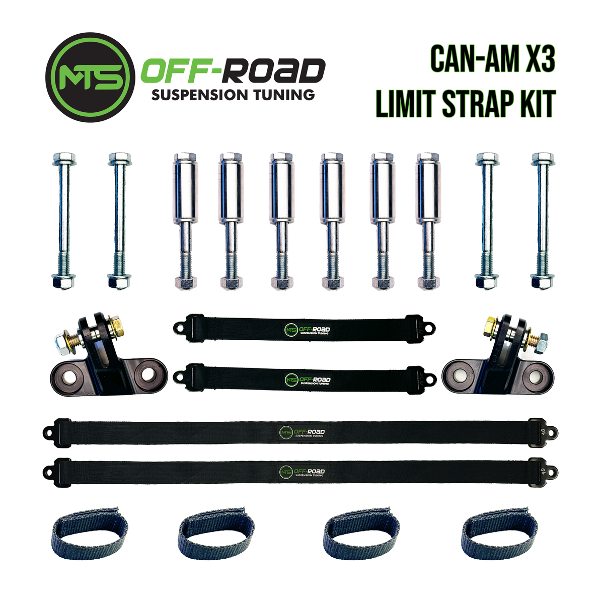 Photo of MTS Off-Road Can-Am X3 Limit Strap Kit by MTS Off-Road - Premium Limit Strap Kit for UTVs / Side by Sides
