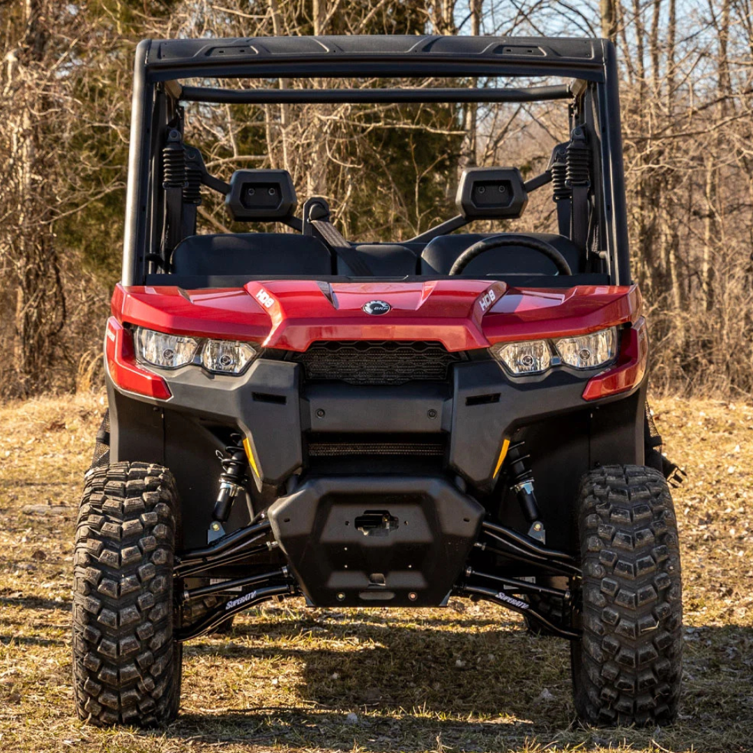 Photo of Can-Am Defender Full Glass Windshield (2015+) by Dirt Warrior Accessories - Premium Windshields for UTVs / Side by Sides