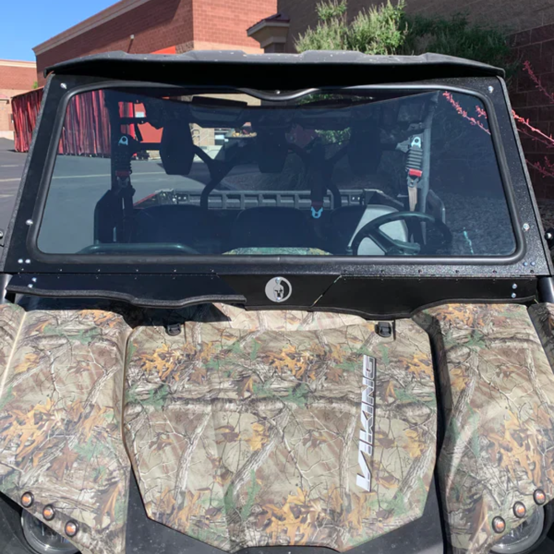Photo of Yamaha Viking 700, EPS & VI Front Windshield (2014+) by Dirt Warrior Accessories - Premium Windshields for UTVs / Side by Sides