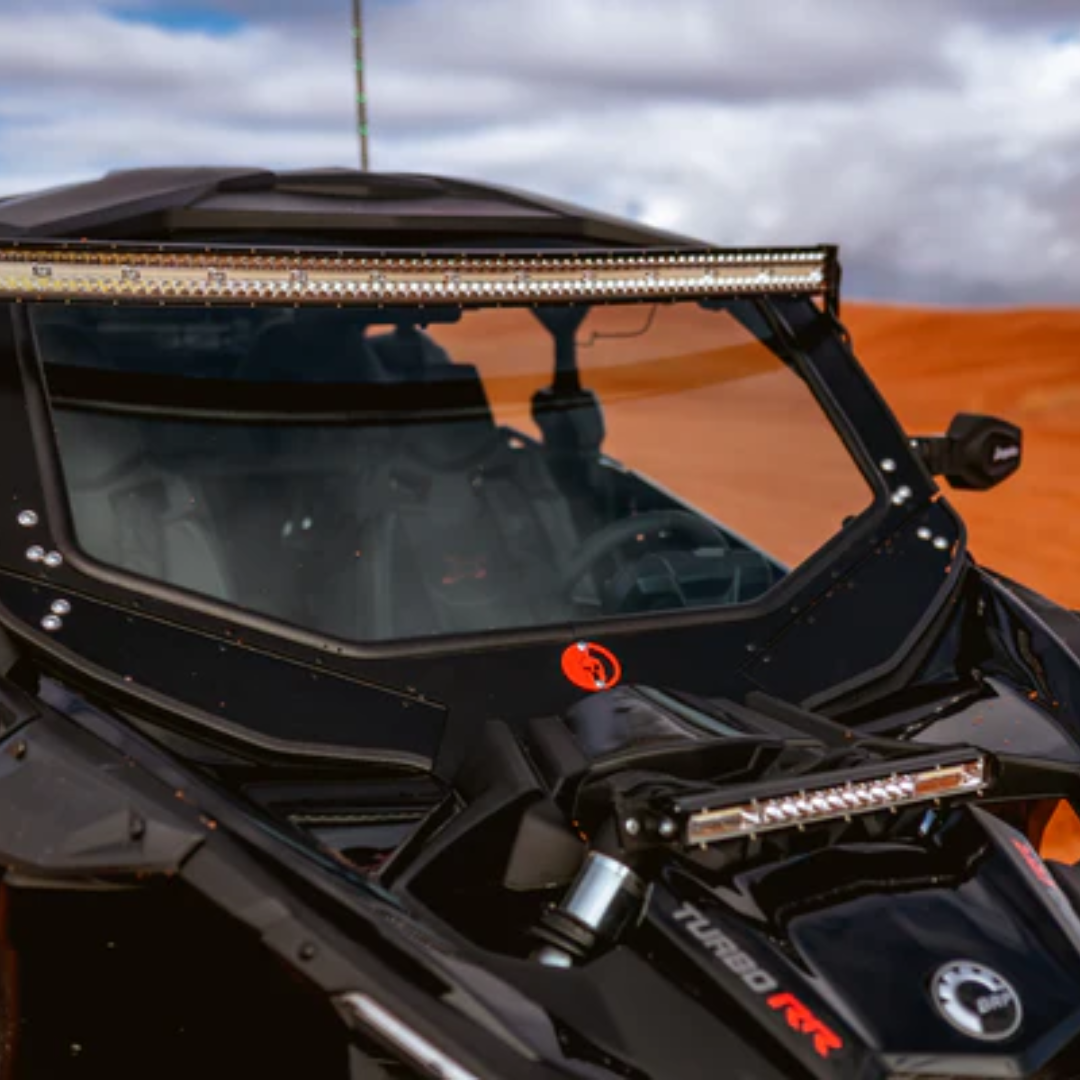 Photo of Can-Am X3 Full Glass Windshield (2017+) by Dirt Warrior Accessories - Premium Windshields for UTVs / Side by Sides