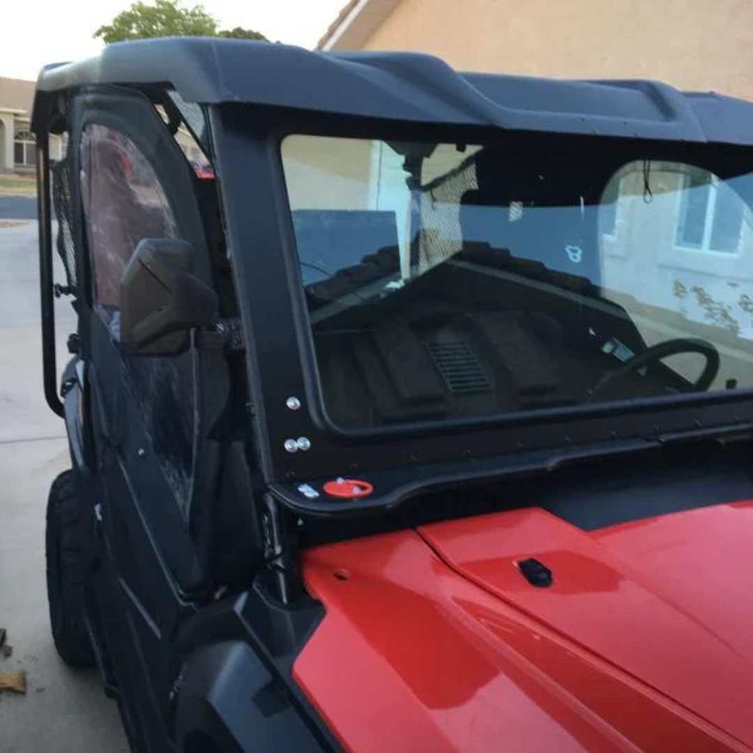 Photo of Honda Pioneer 1000 Full Glass Windshield (2016-2022) by Dirt Warrior Accessories - Premium Windshields for UTVs / Side by Sides