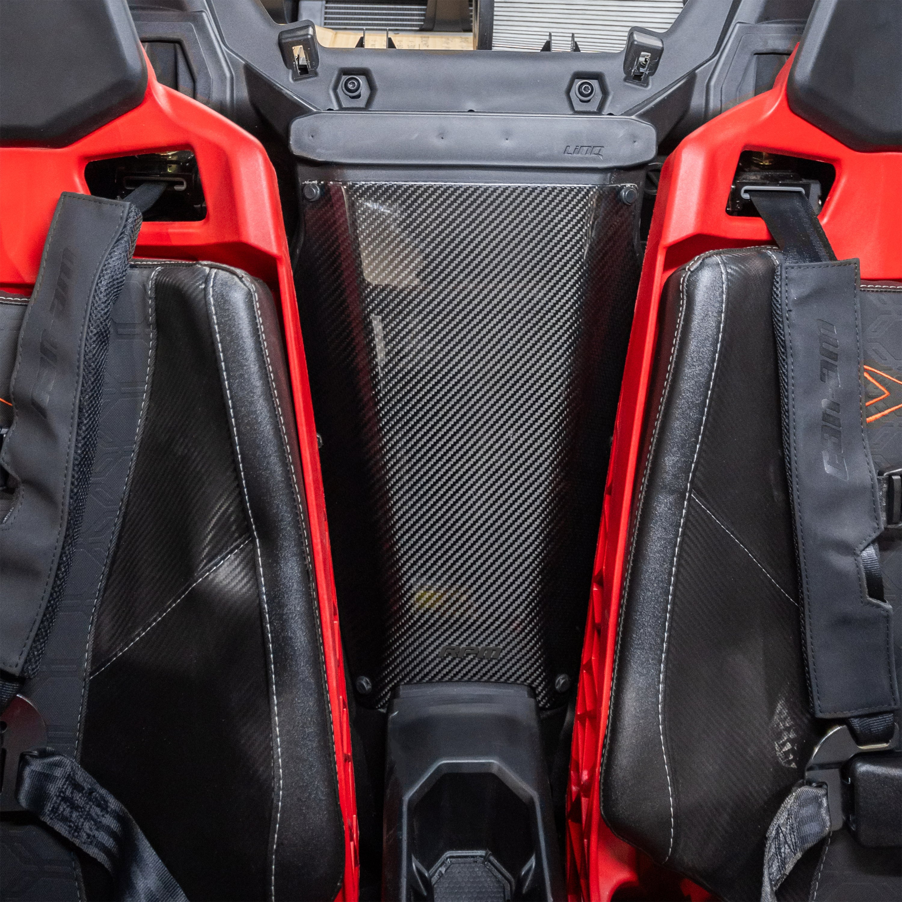 Photo of RPM SXS RPM Maverick R Carbon Fiber Quick Access Engine Panel by RPM SXS - Premium for UTVs / Side by Sides