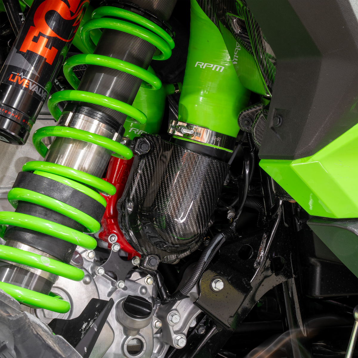 Kawasaki Teryx H2 Carbon Fiber Supercharger Cover – product detail 3
