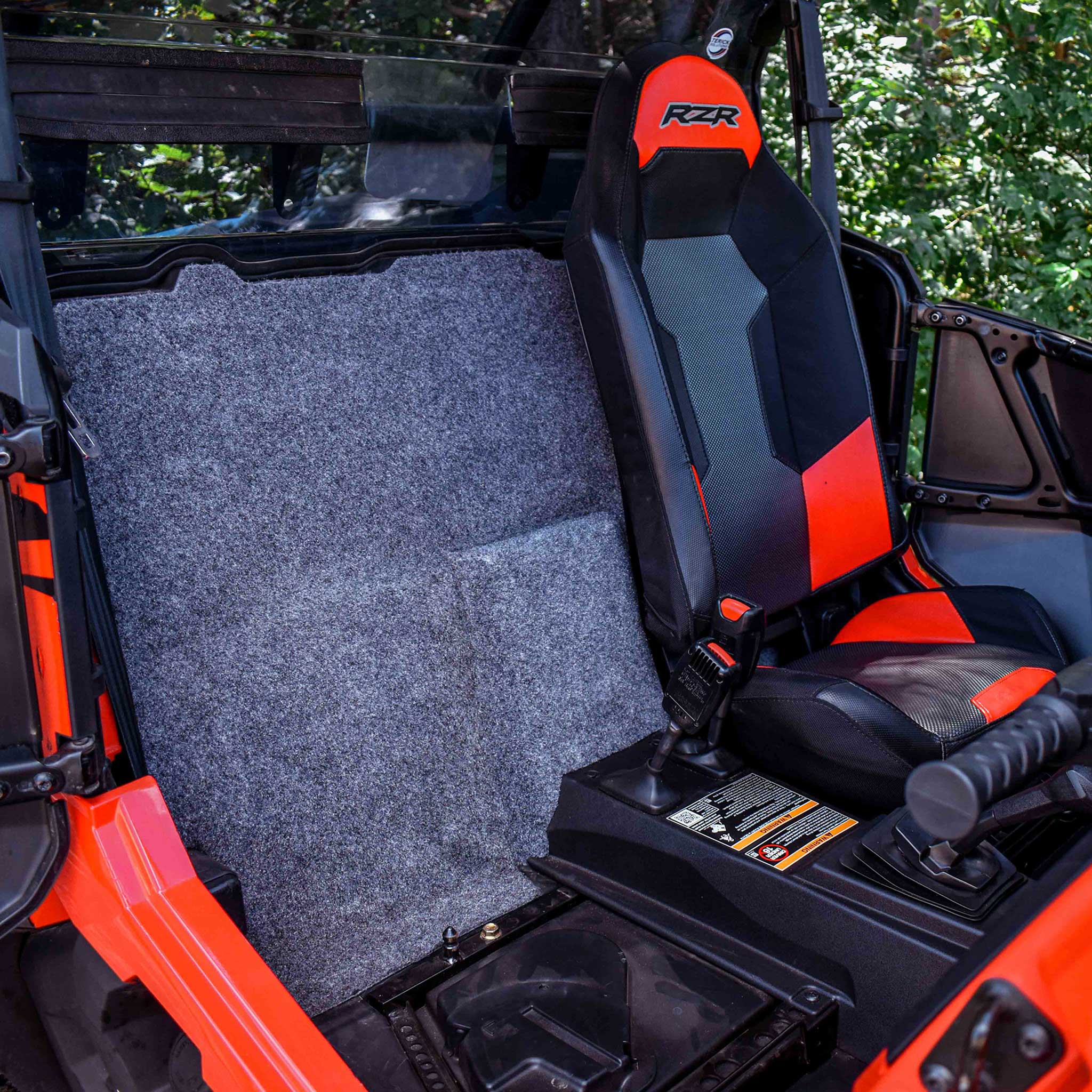 Photo of Carpet Kit for Polaris RZR 1000 by Terick Solutions - Premium Carpet Kit for UTVs / Side by Sides