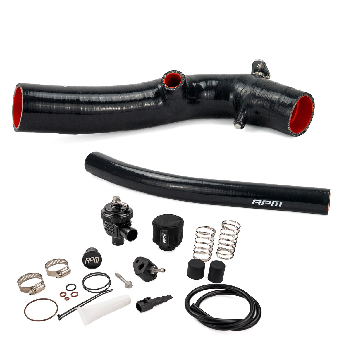 CFMOTO ZForce Z10 black charge tube with mechanical BOV