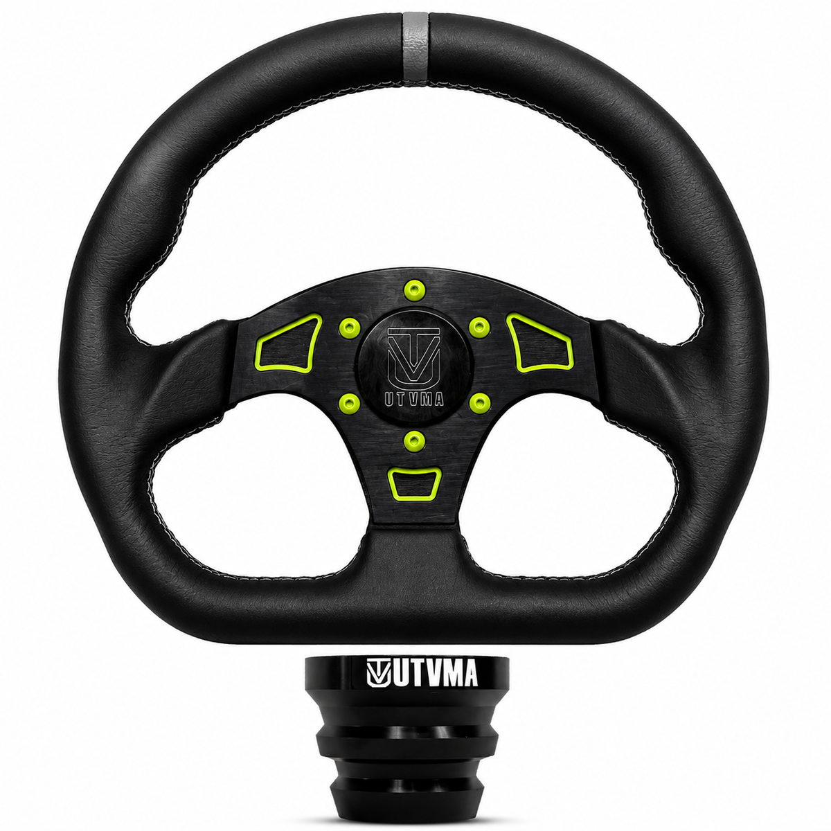 UTVMA DriftX UTV Leather Steering Wheel with Hub