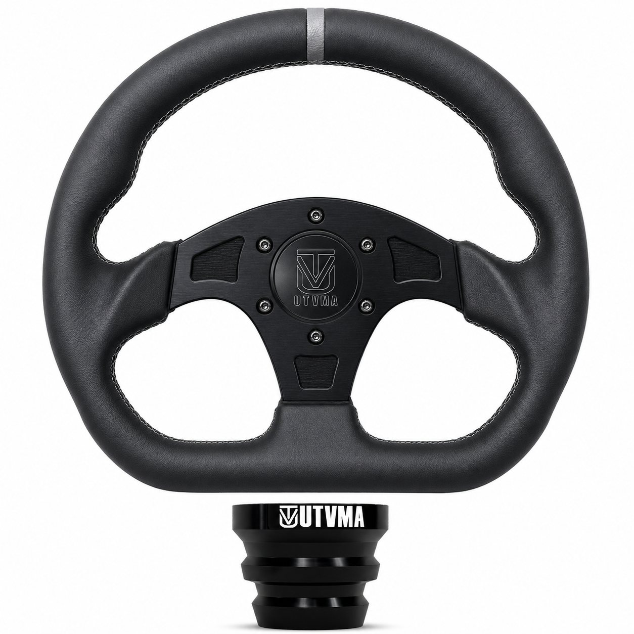 UTVMA DriftX Leather Steering Wheel With Hub - Premium Grip + 7 Colors | Polaris, Can-Am, Kawasaki, Honda, Yamaha