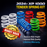 2024+ Polaris RZR XP 1000 2-Seat Tender Spring Kit | 2-4" Lift + 80% Better Ride (All Models)