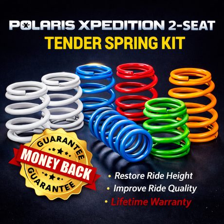 Polaris Xpedition 2-Seat Tender Spring Kit | 2-4" Lift + 80% Better Ride (All Models)