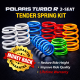 Polaris RZR XP 1000 Tender Spring Kit – 2-4" Lift, 80% Better Ride, 2-Seat (2014+)