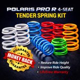 Polaris RZR Pro R 4-Seat Tender Spring Kit | 2-4" Lift + 80% Better Ride (All Models)