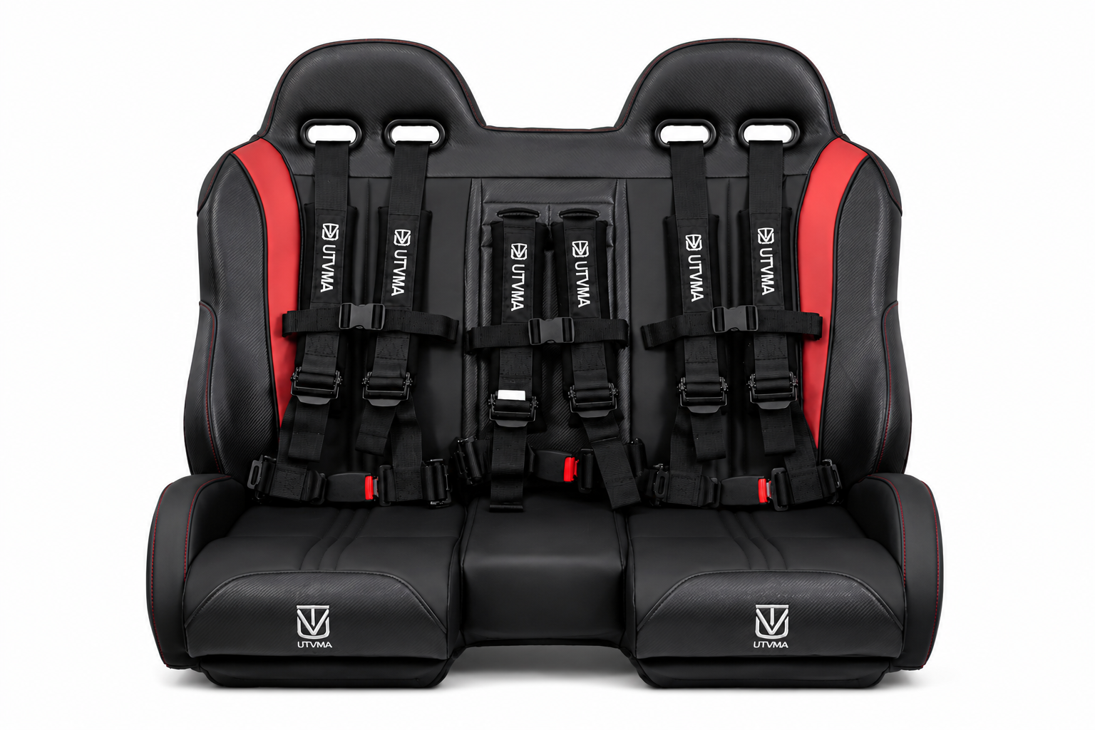 RZR Trail and RZR S Front Bench Seat W Harnesses - Extreme Comfort + Easy Access (2015-2025)