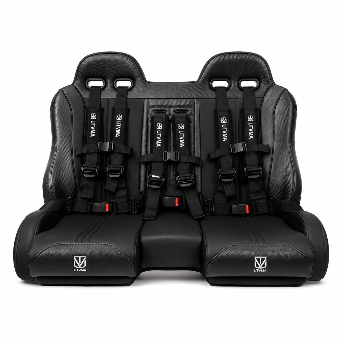 UTVMA Polaris RZR 900/1000 Front or Rear Bench Seat with Harnesses
