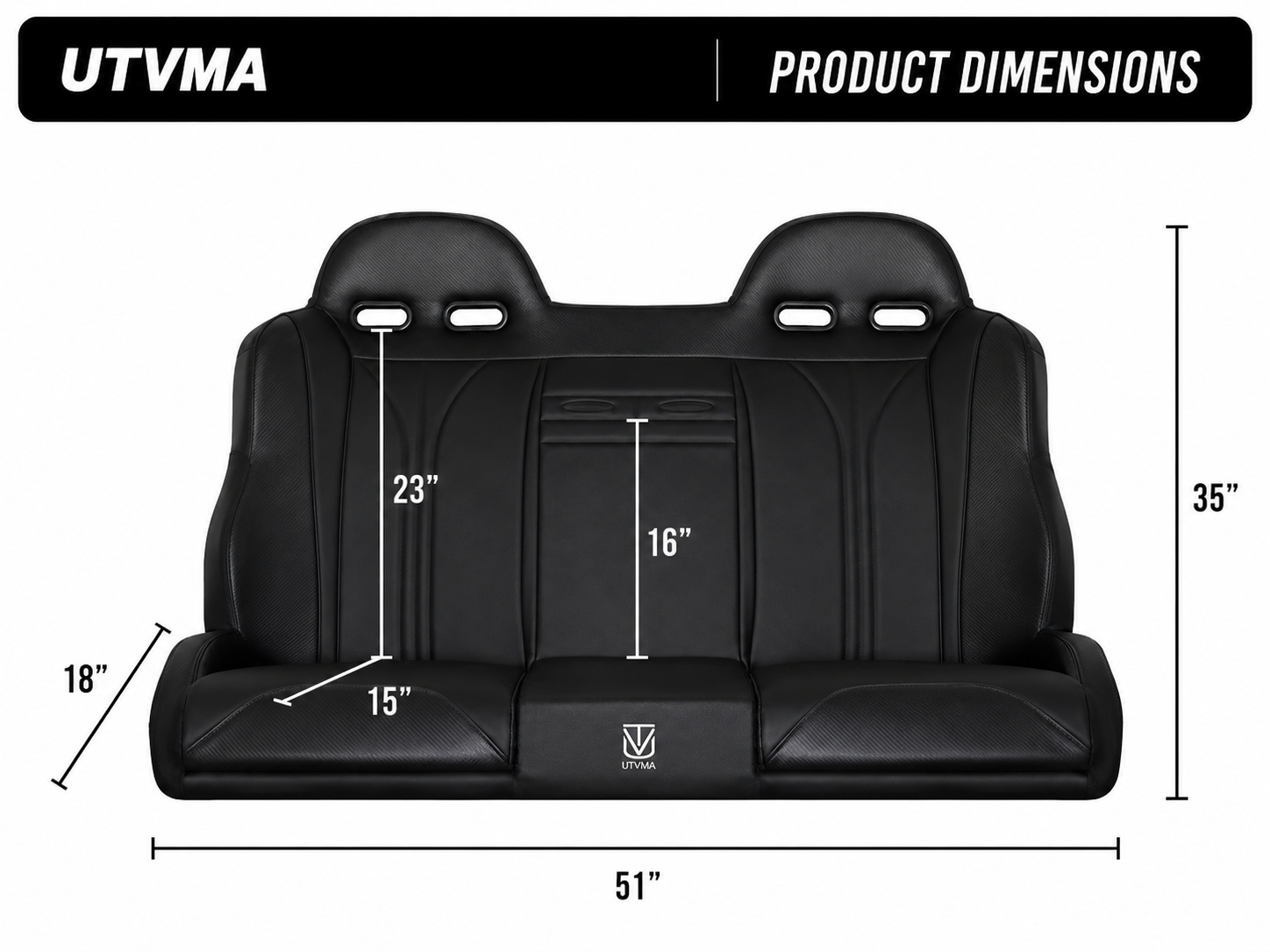 RZR PRO R Rear Bench Seat W Harnesses (2025+)