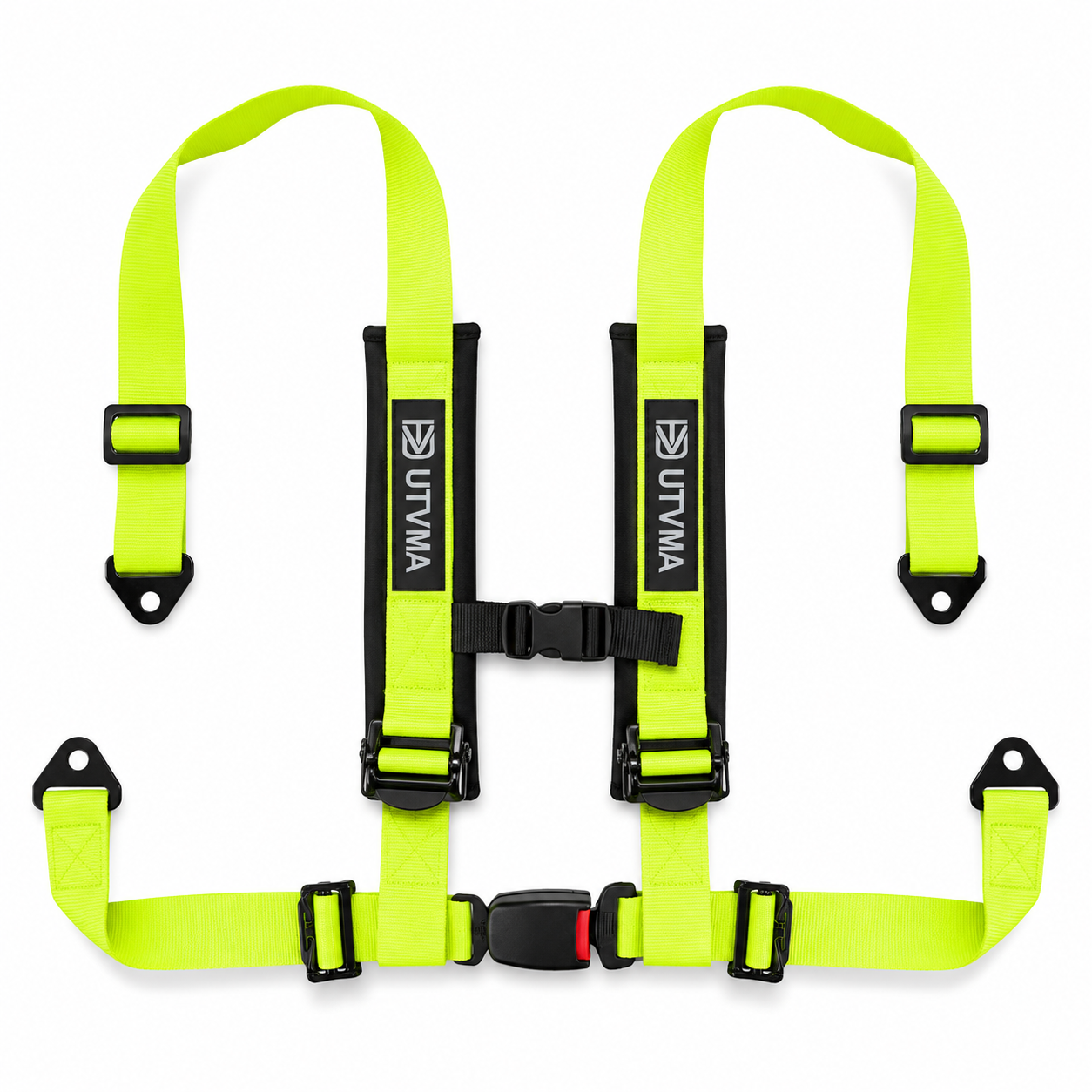 2-inch 4-point Harness with Auto Buckle - Safe + Comfortable (2023)